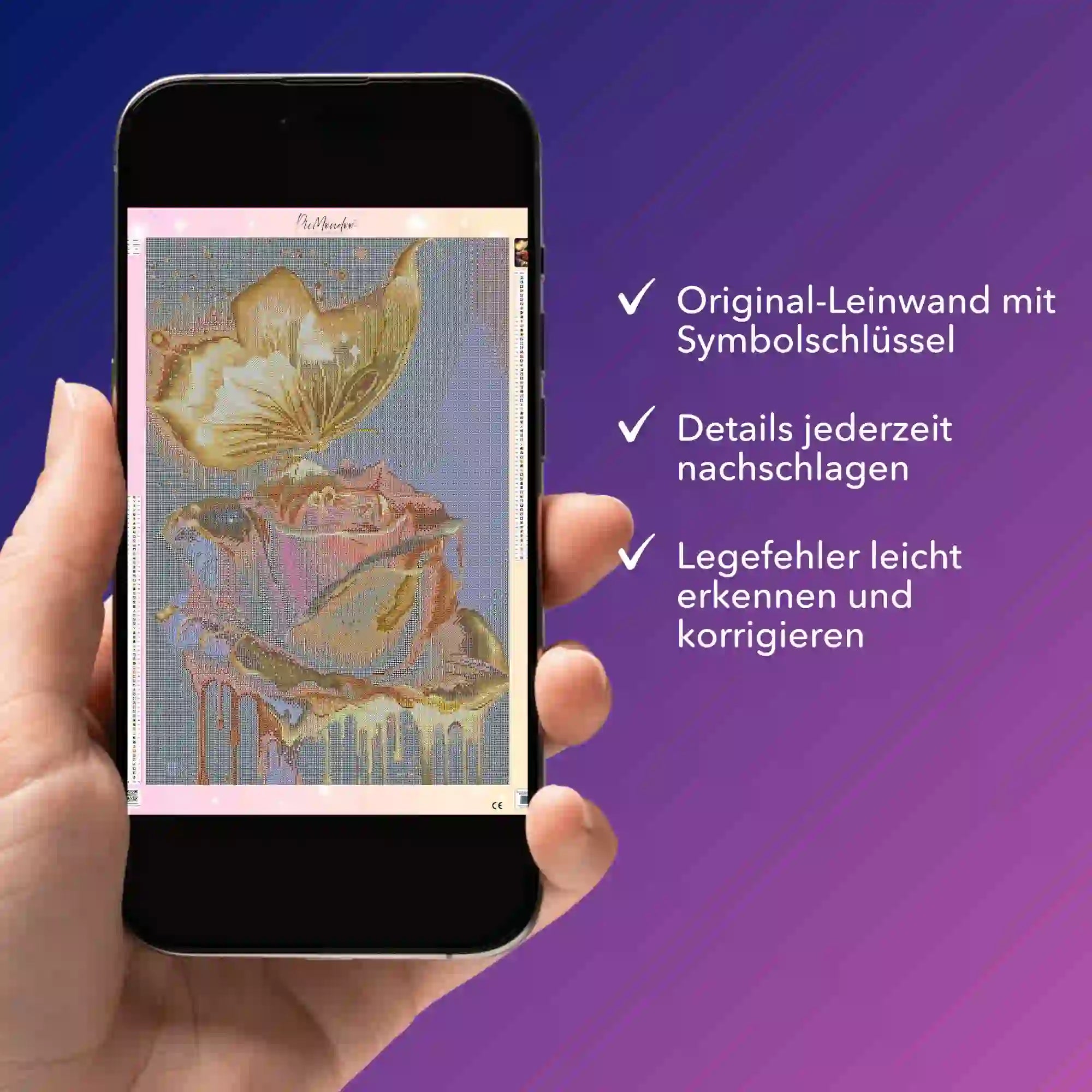 Digitale Bildmappe - Moni´s Special - Goldene Rose