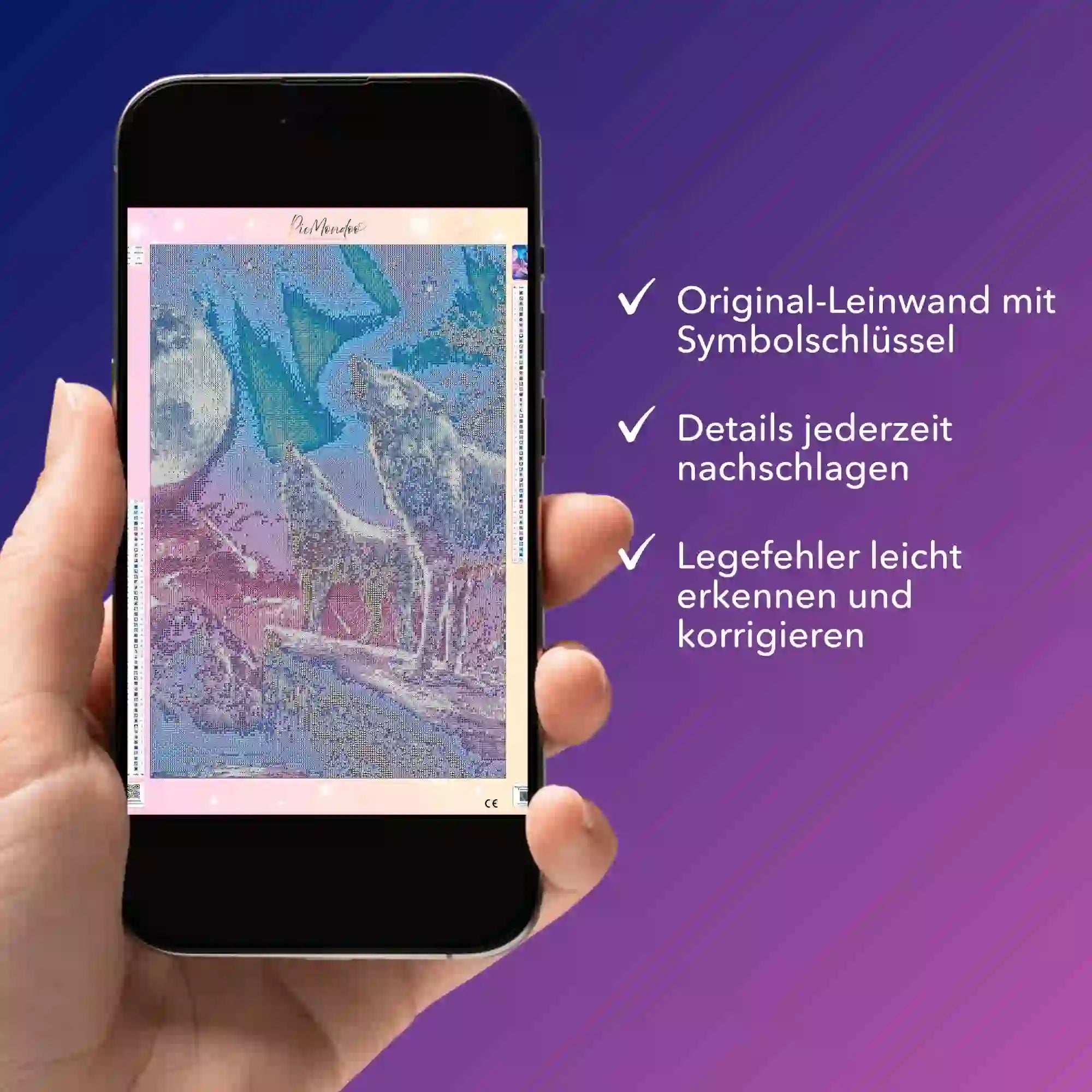 Digitale Bildmappe - Weiße Wölfe im Winterland