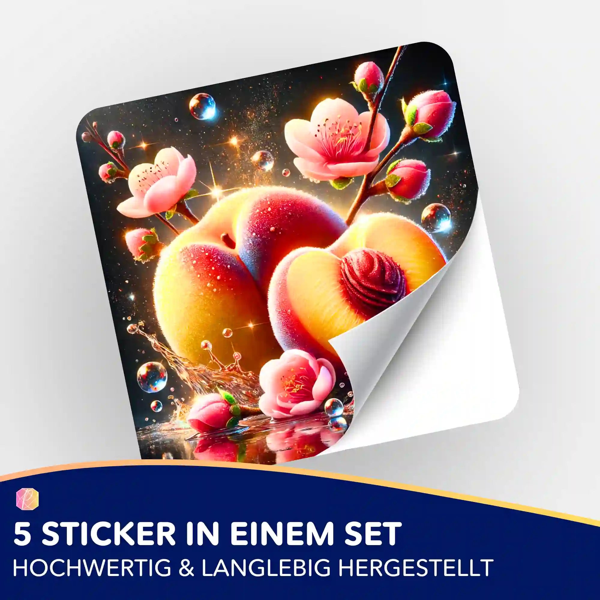 Aufkleber 5er-Set - Süße Fülle
