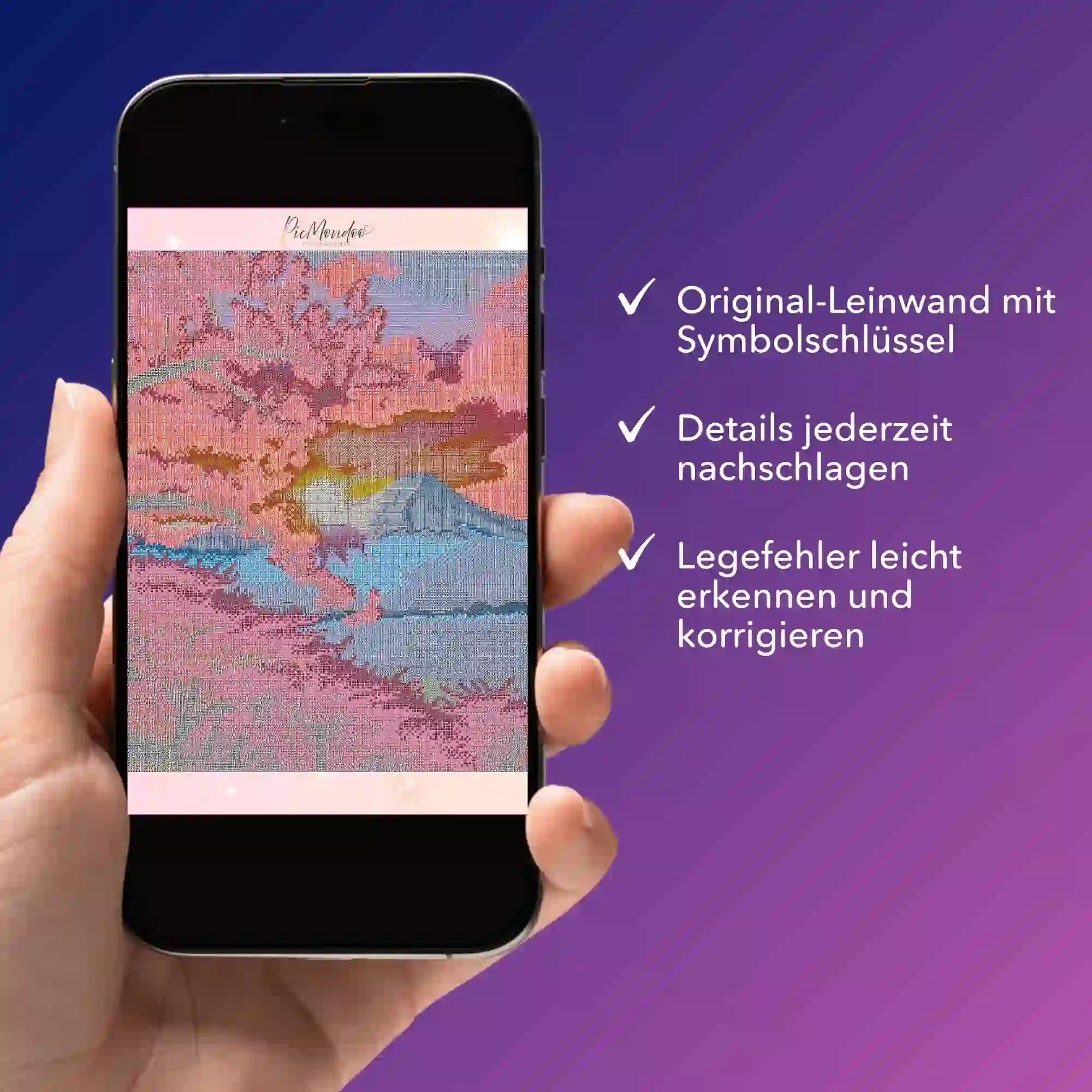 Digitale Bildmappe - Berg der Kirschblüten