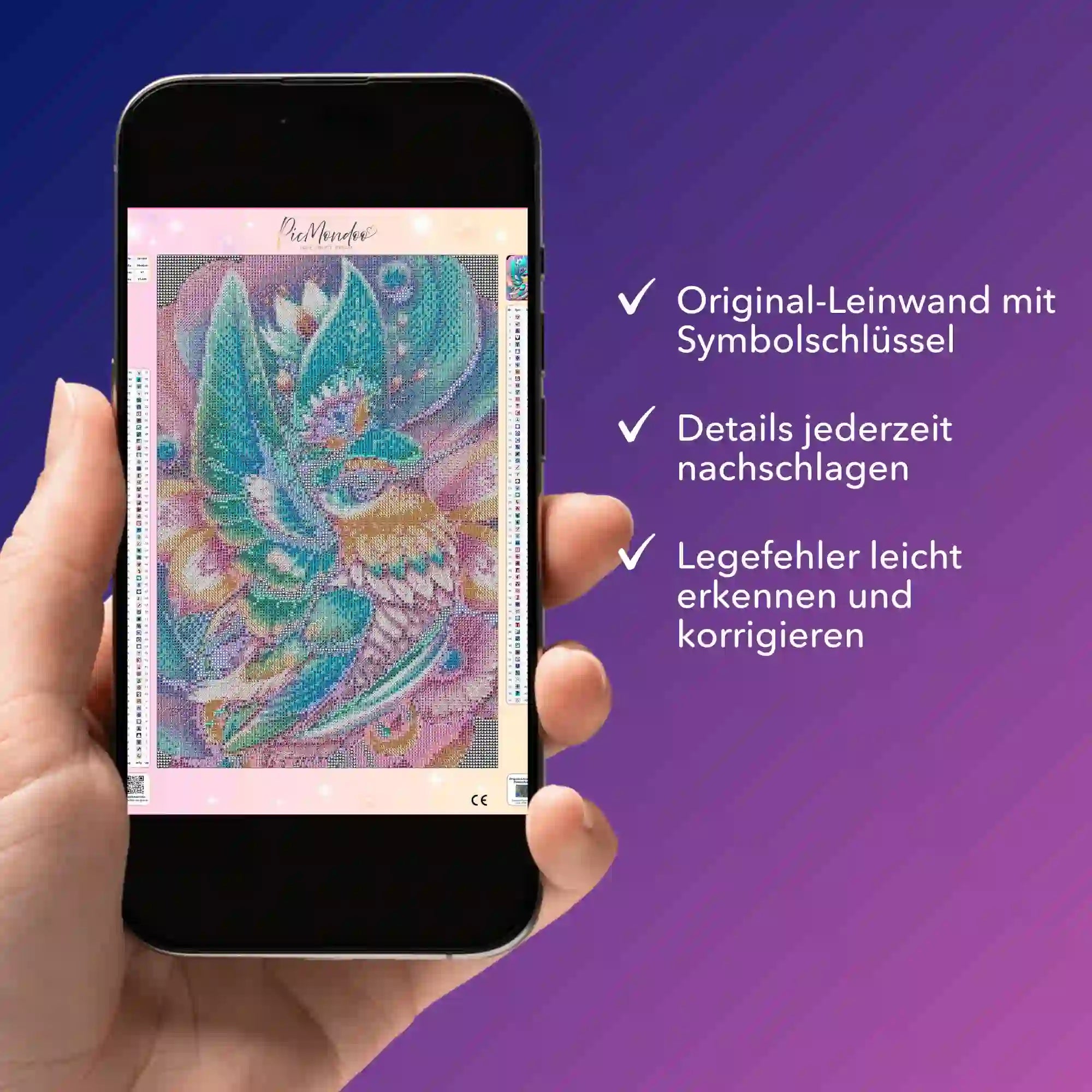 Digitale Bildmappe - Kolibri im Blütenkelch