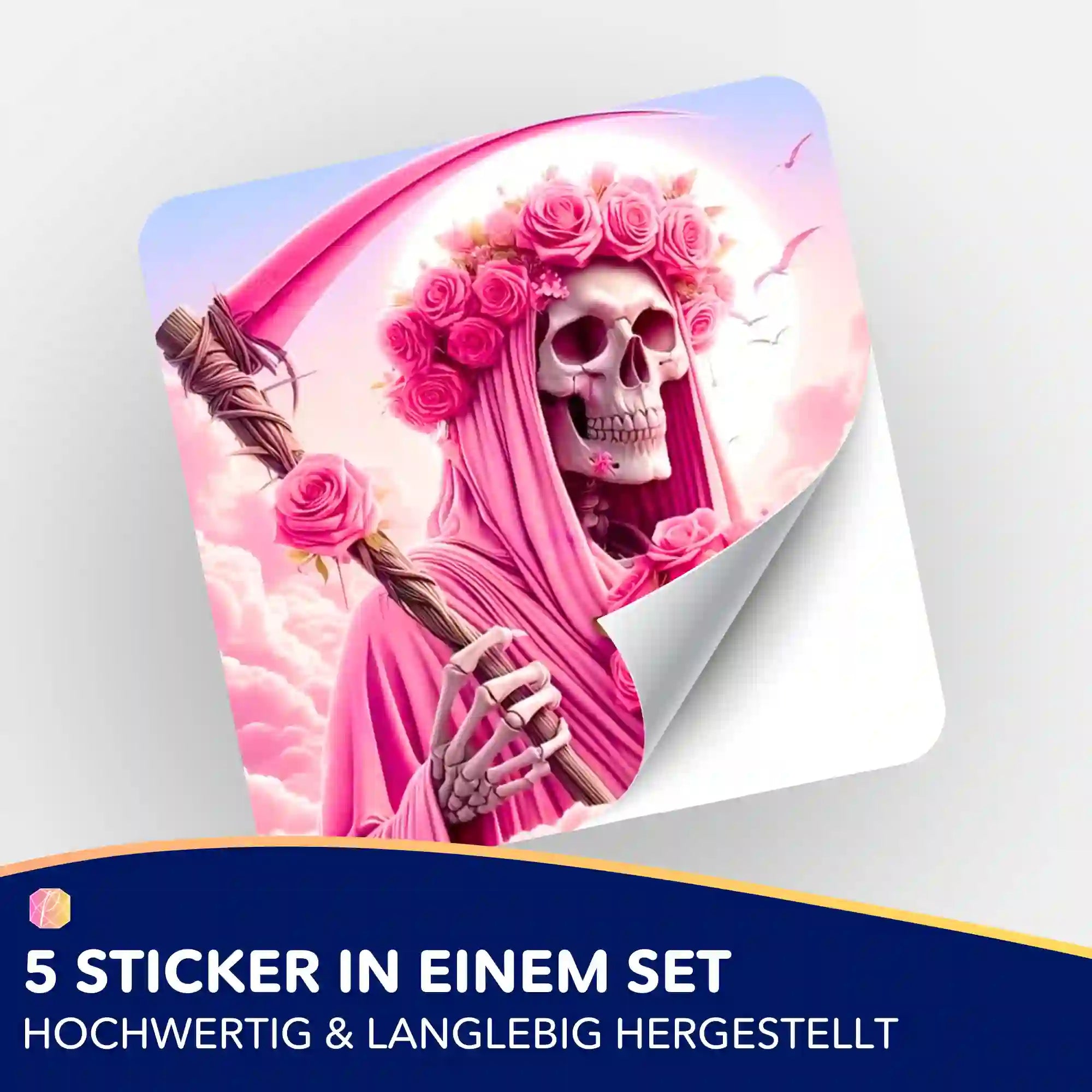 Aufkleber 5er-Set - Rosenträume