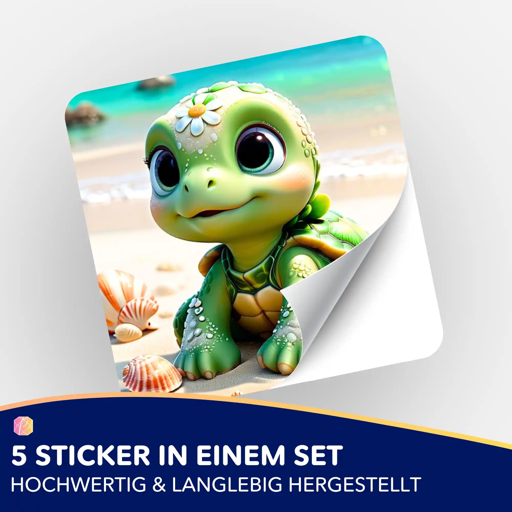 Aufkleber 5er-Set - Sunny Schildi