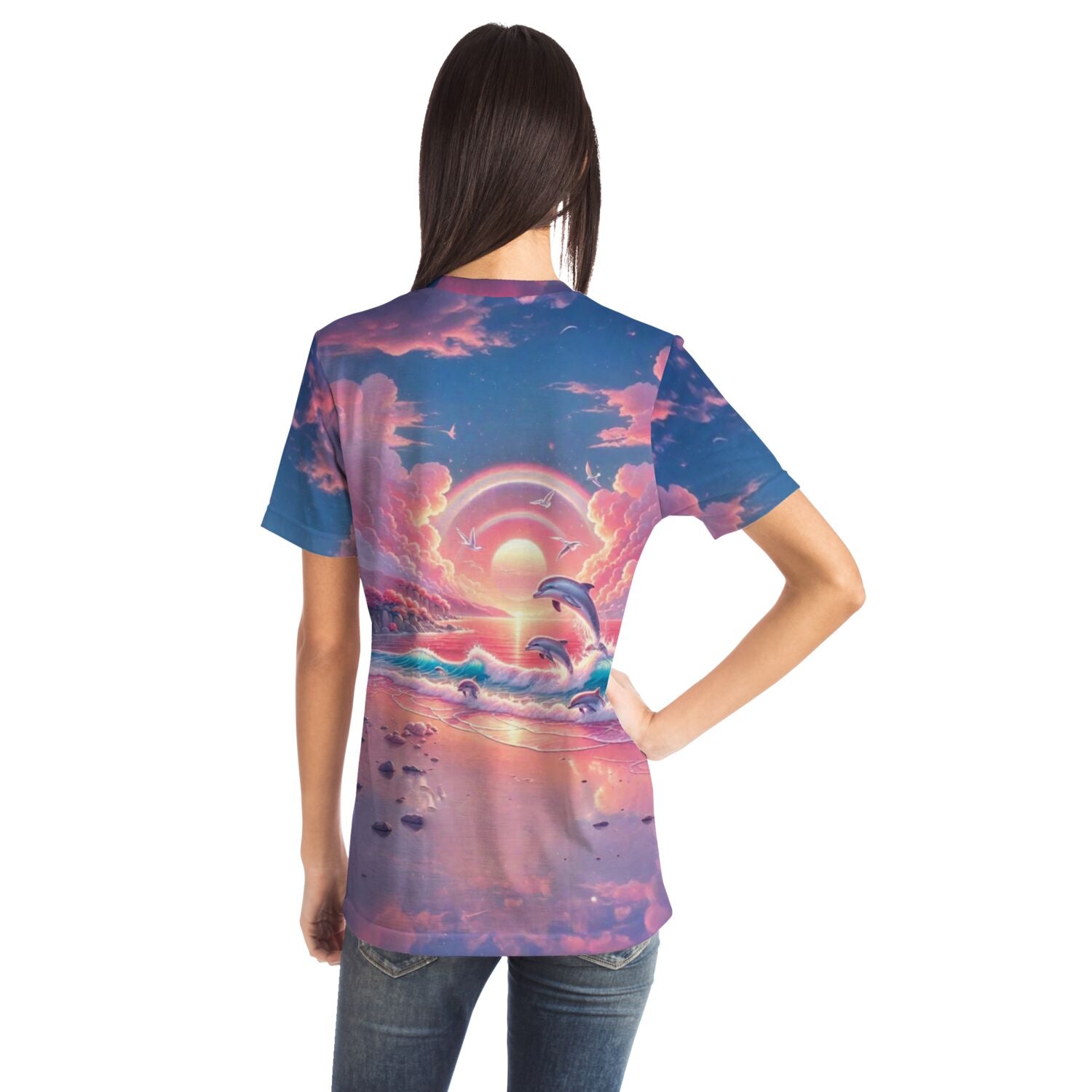 Dreamer T-Shirt - Pinkes Meeresrauschen
