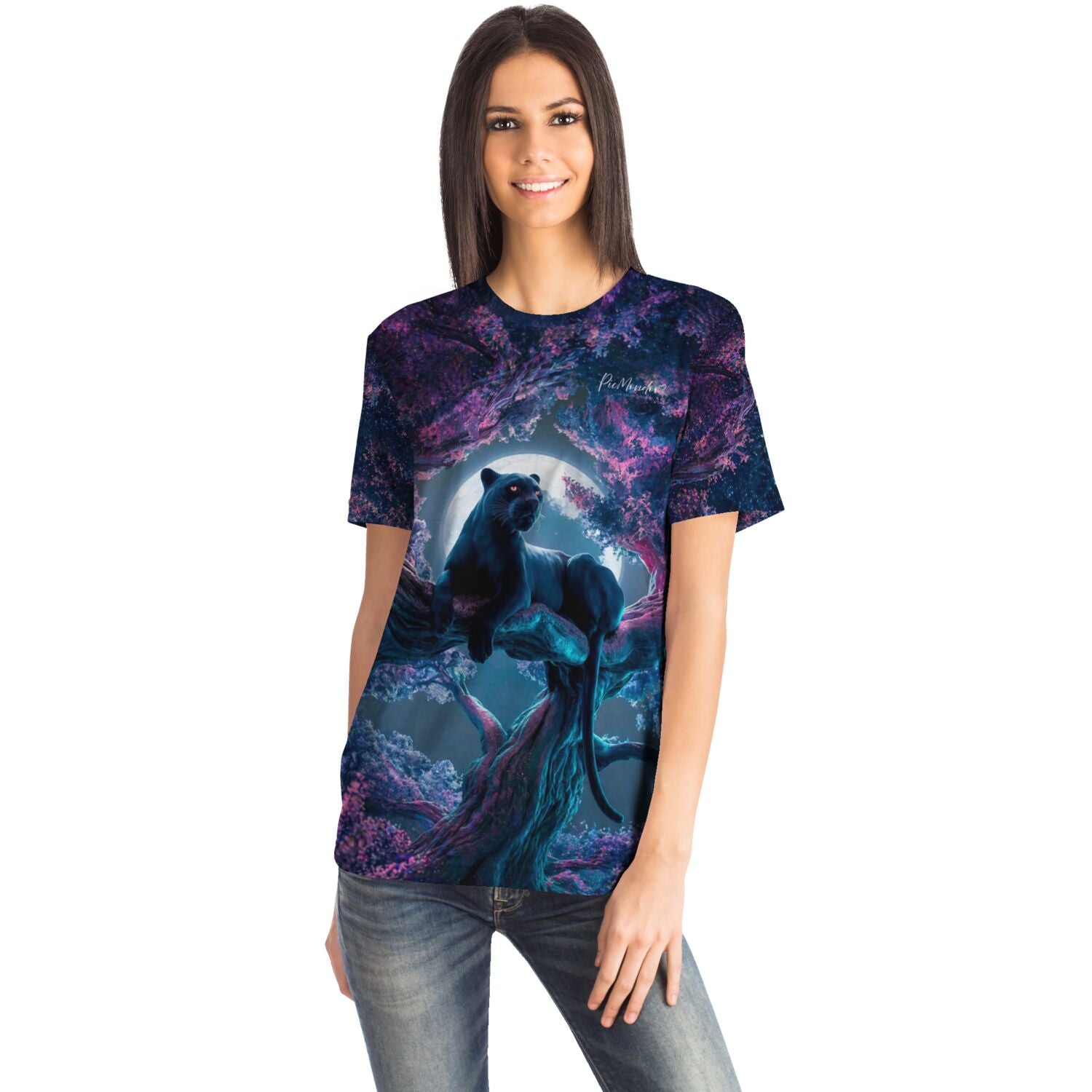 Dreamer T-Shirt - Black Panther Kirschblütentraum