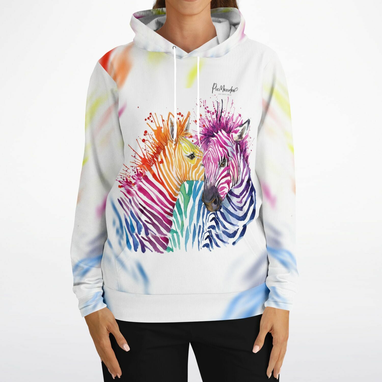 Dreamer Hoodie -  Bunte Zebras