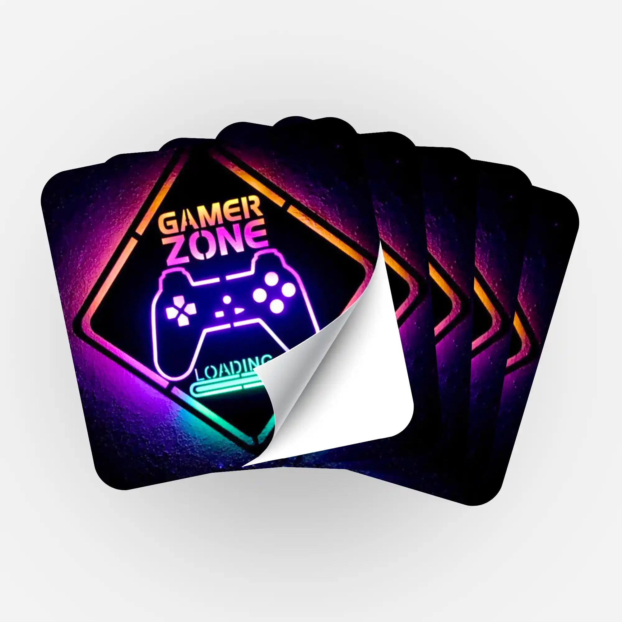 Aufkleber 5er-Set - Gamer Zone