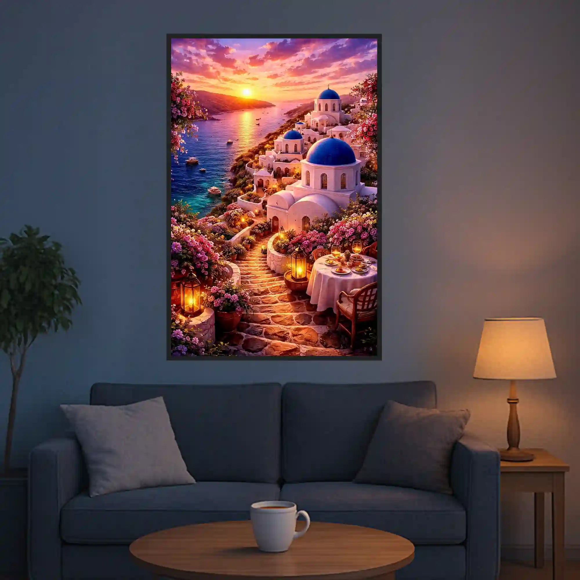 Diamond Painting 7 Tage Special - Goldene Ägäis