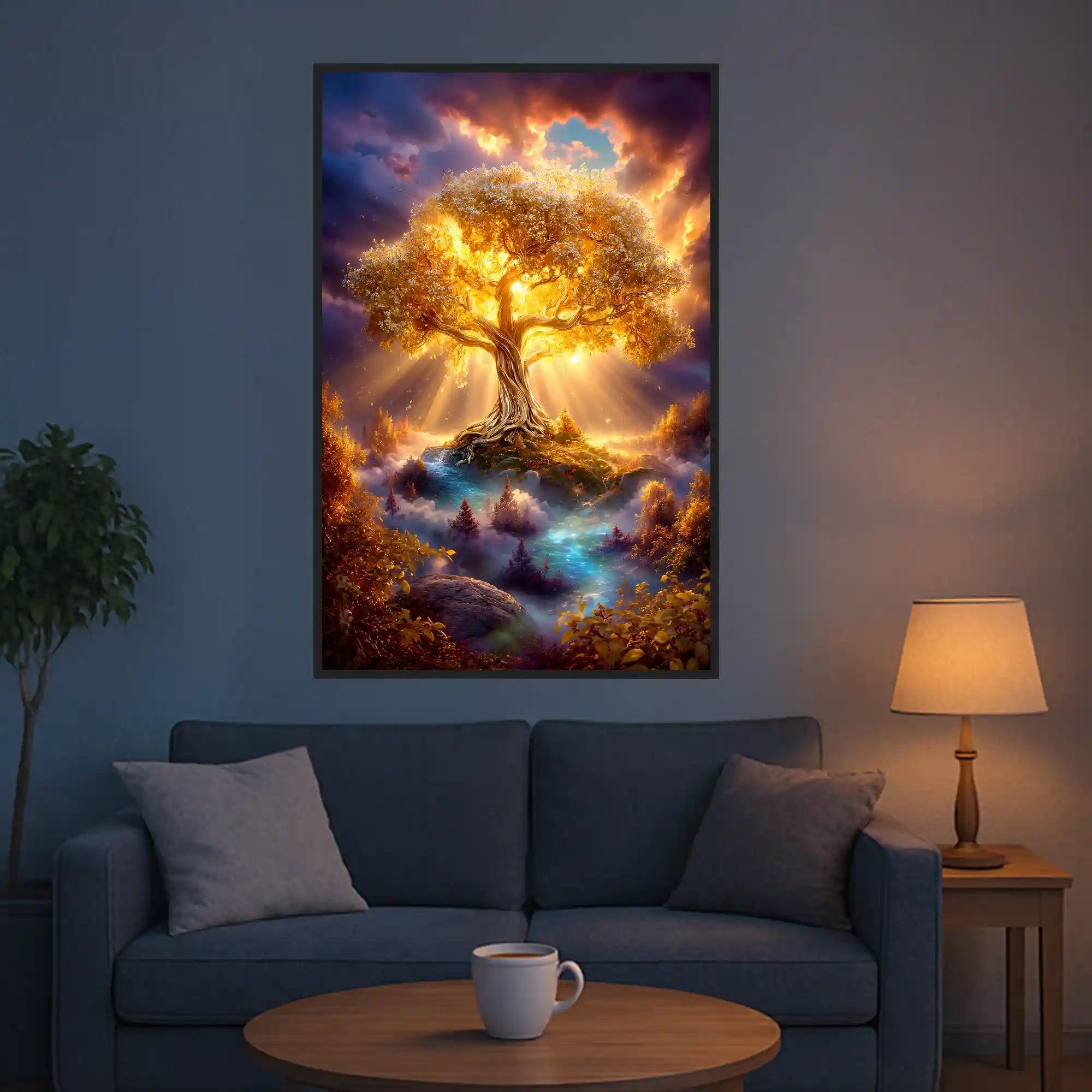 Diamond Painting 7 Tage Special - Der goldene Weltenbaum