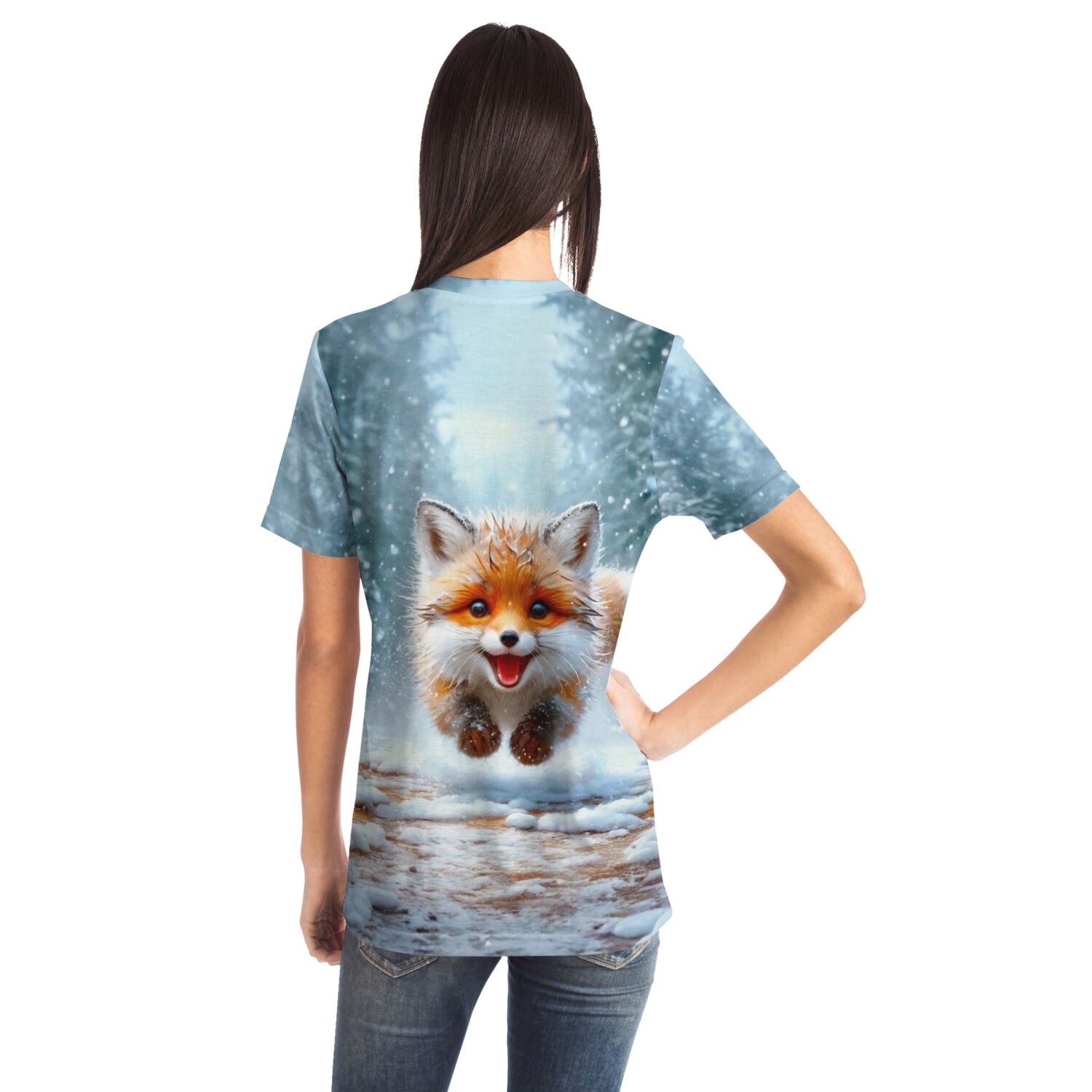 Dreamer T-Shirt - Kleiner Fuchs im Winterwald