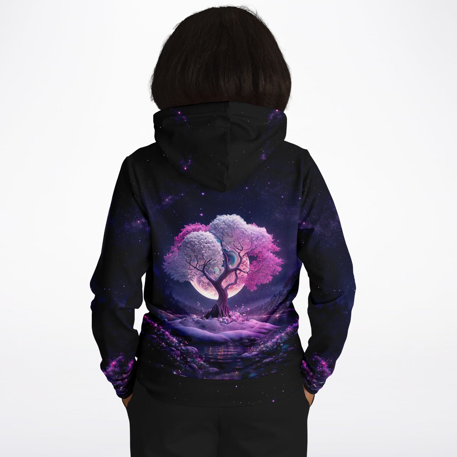 Dreamer Hoodie - Multi Special - Pink Tree at Night