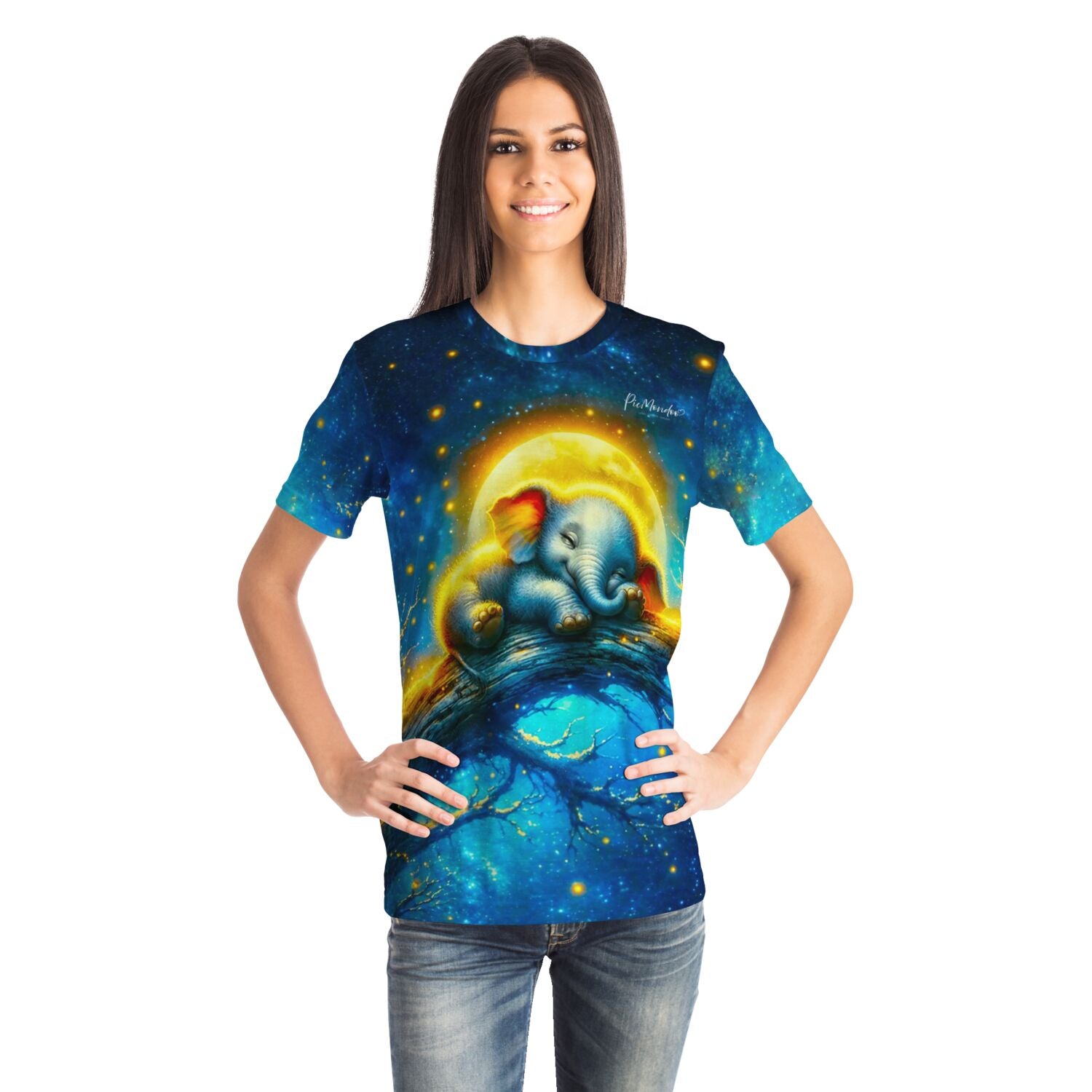 Dreamer T-Shirt - Mondschein Elefant