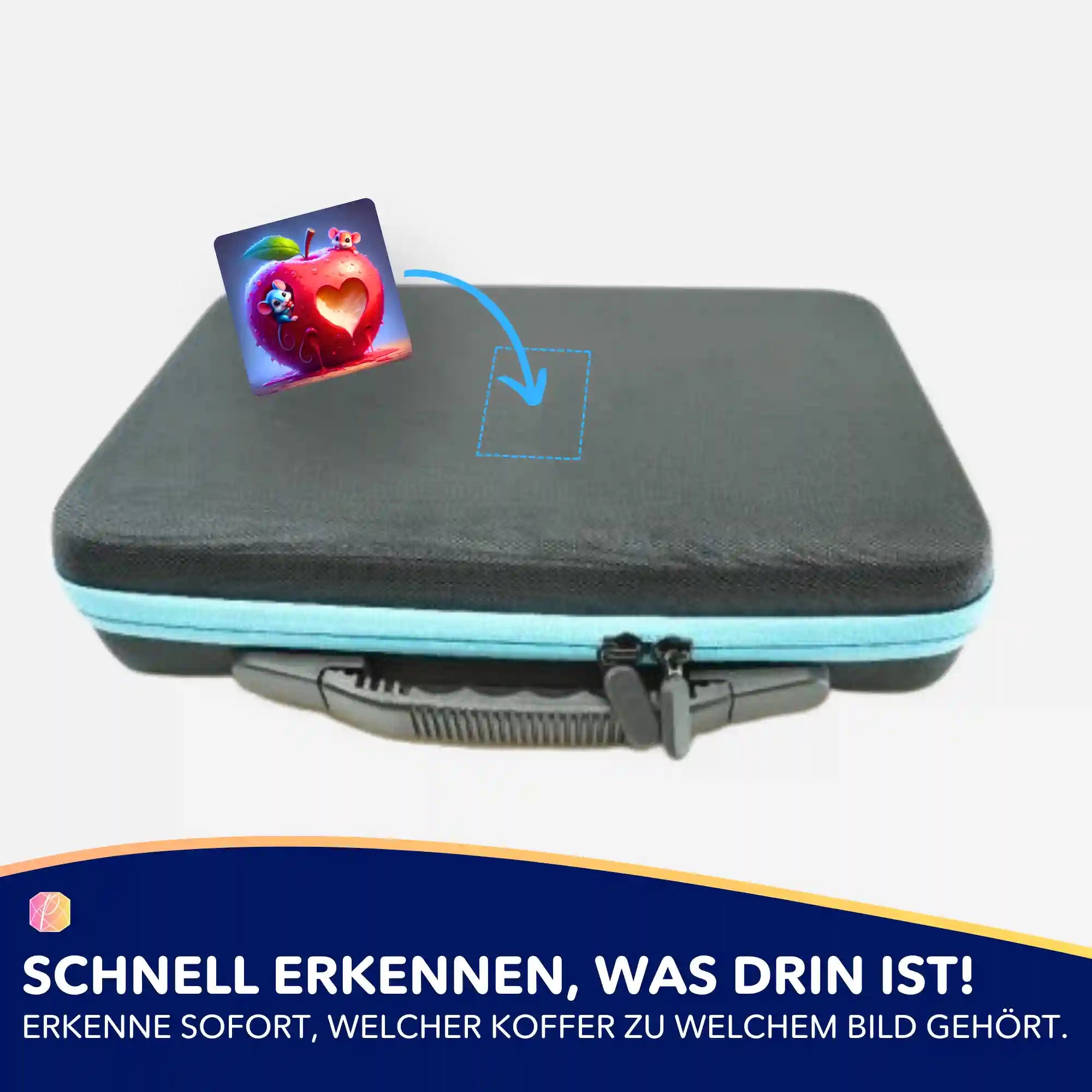 Aufkleber 5er-Set - Liebe im Mäusehaus