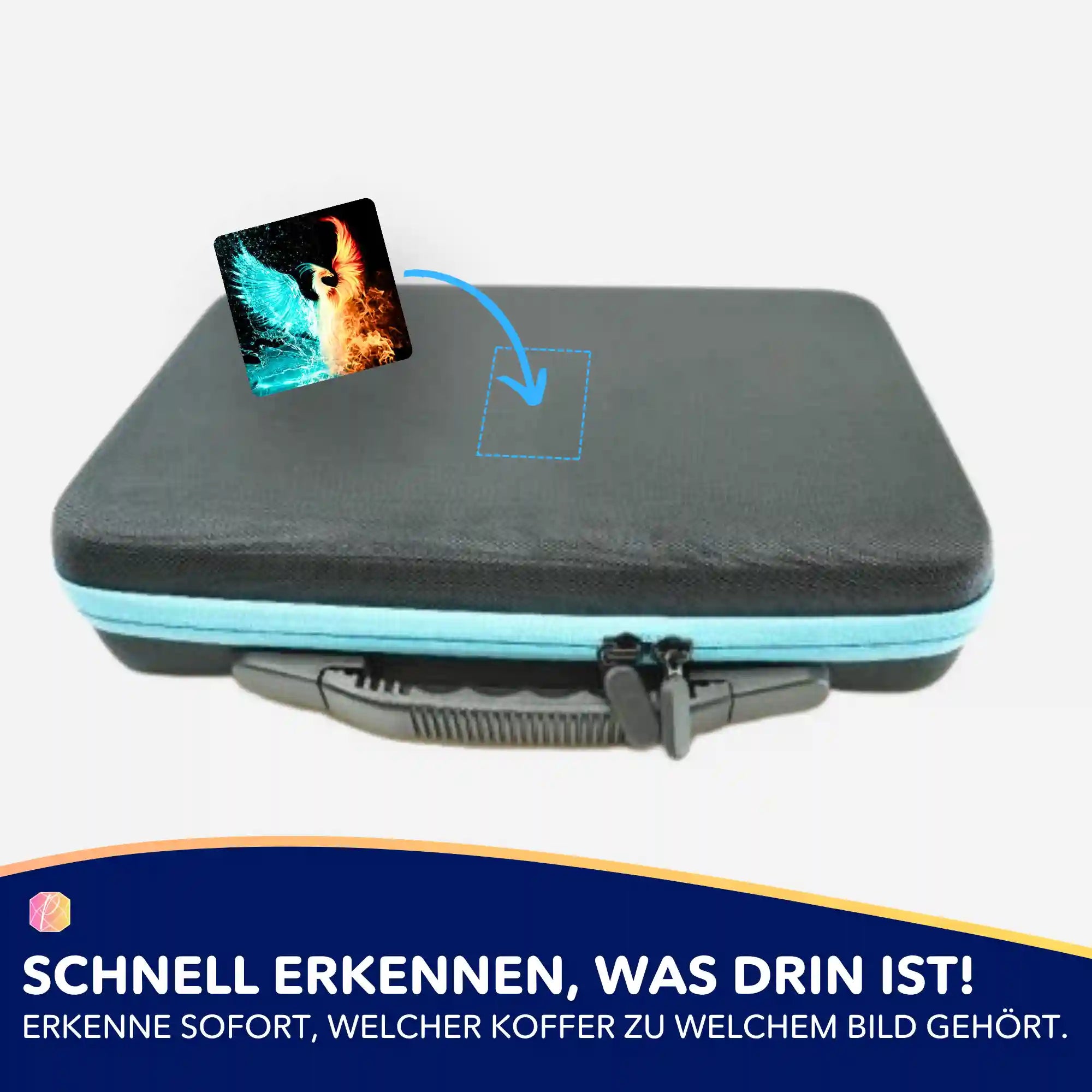 Aufkleber 5er-Set - Phönix der Elemente