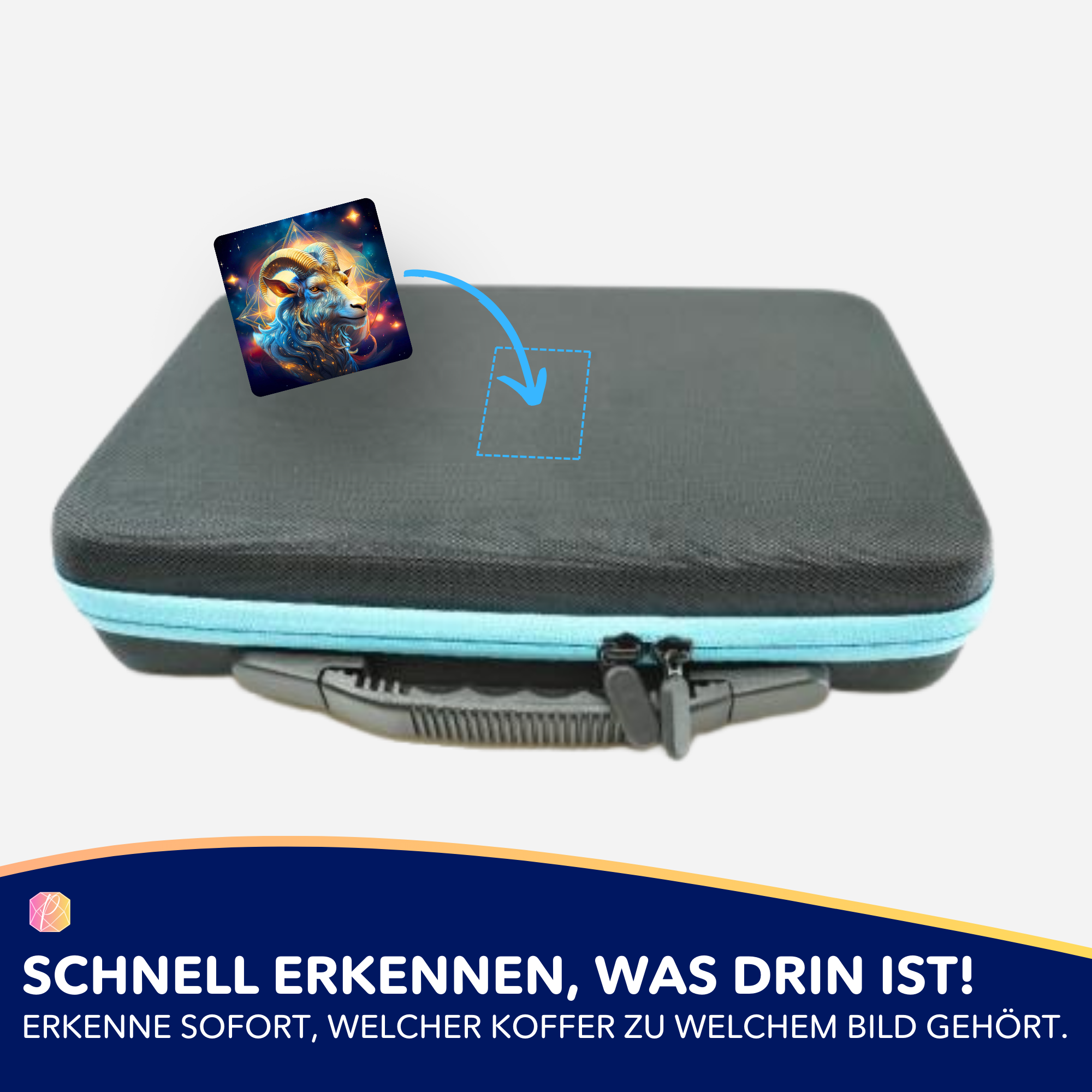 Aufkleber 5er-Set - Sternzeichen Steinbock "Limited Edition"