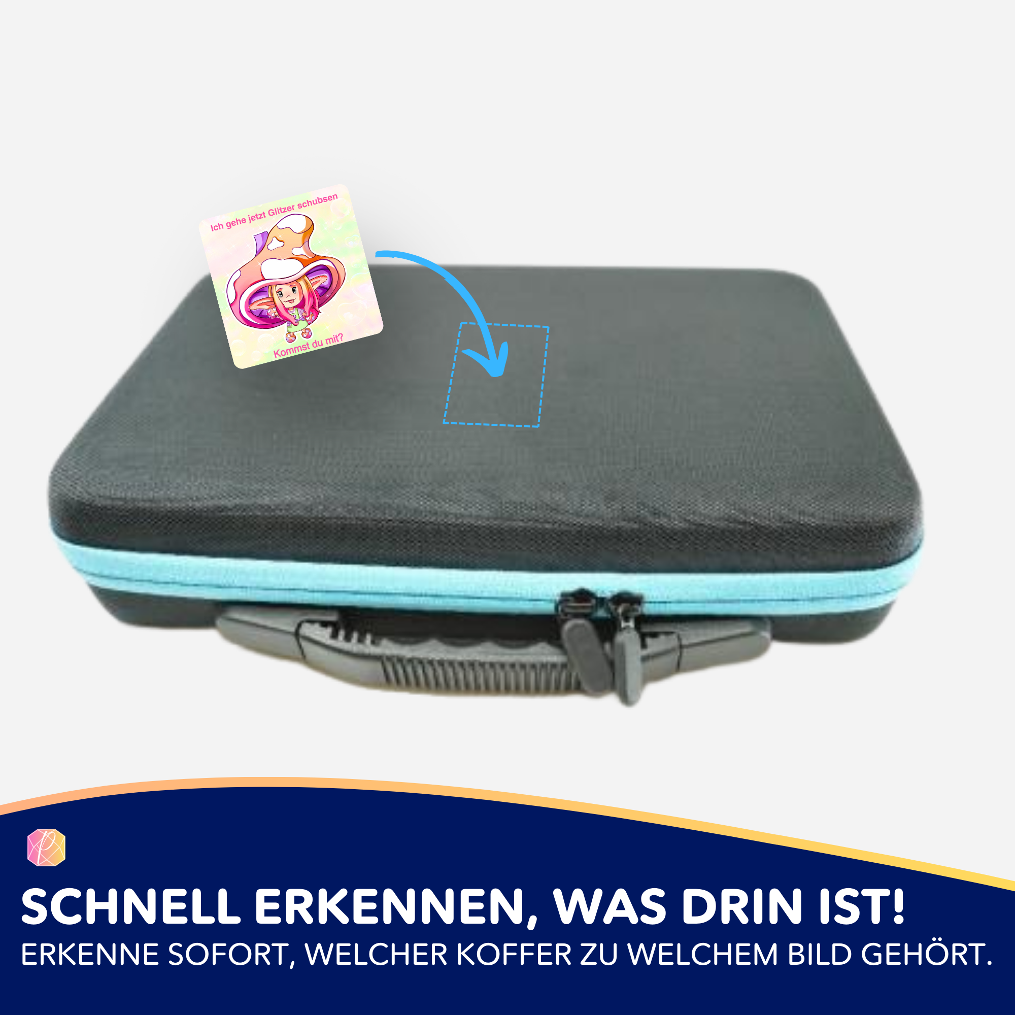 Aufkleber 5er-Set - Moni´s Special - Moni Shroomi