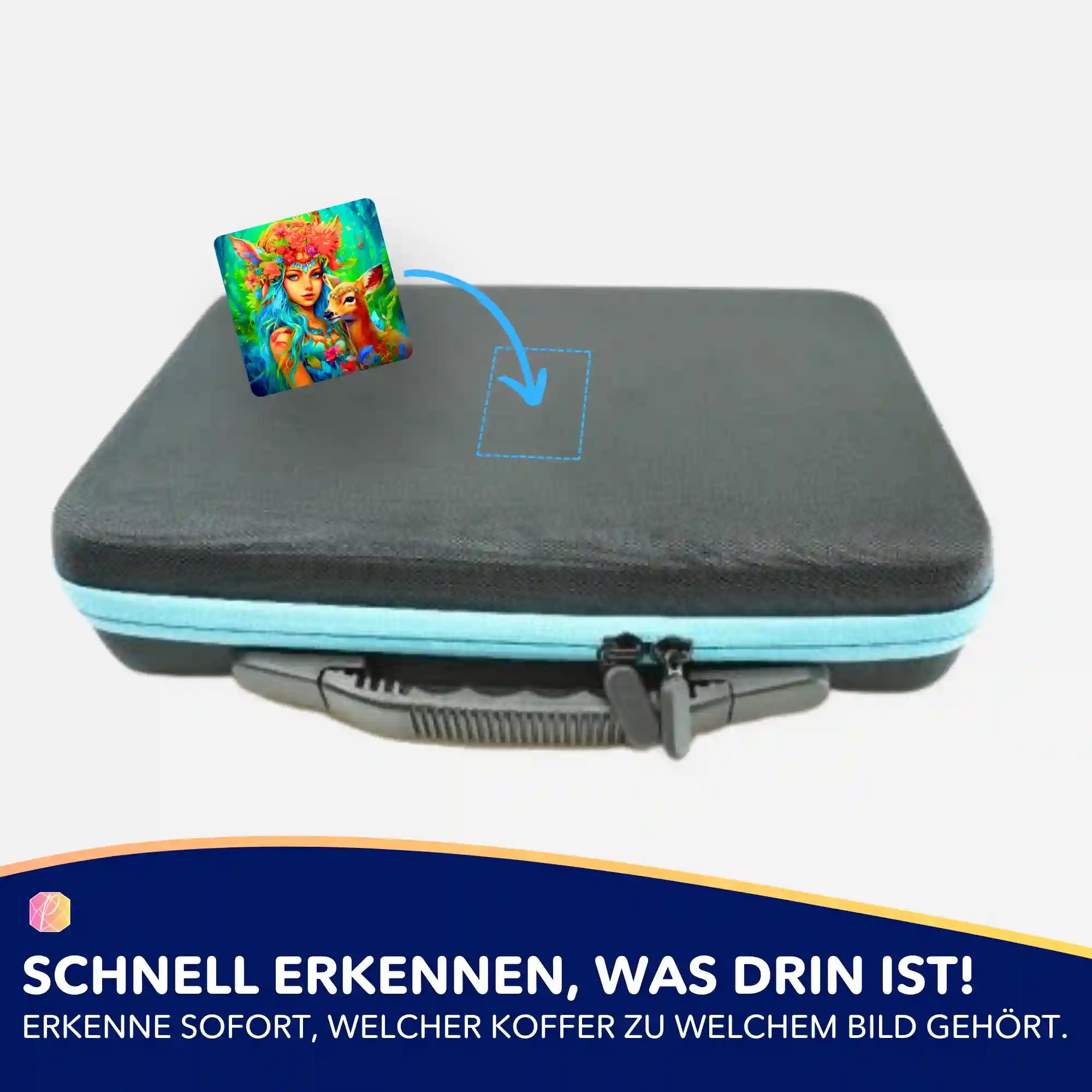 Aufkleber 5er-Set - Waldmädchen