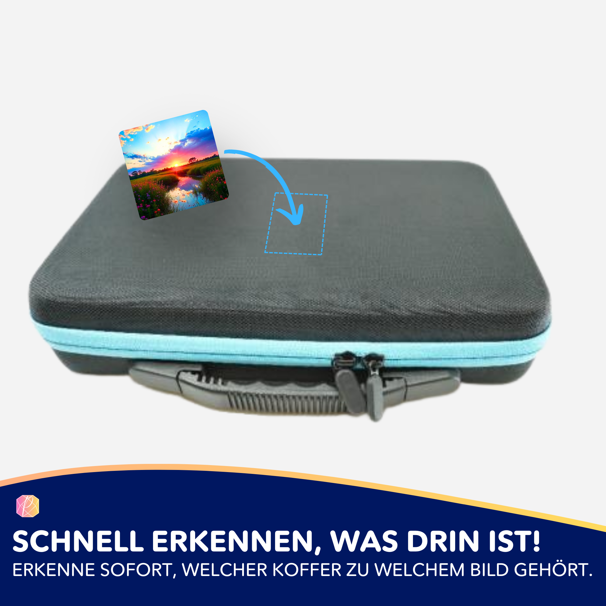 Aufkleber 5er-Set - Morgenrot