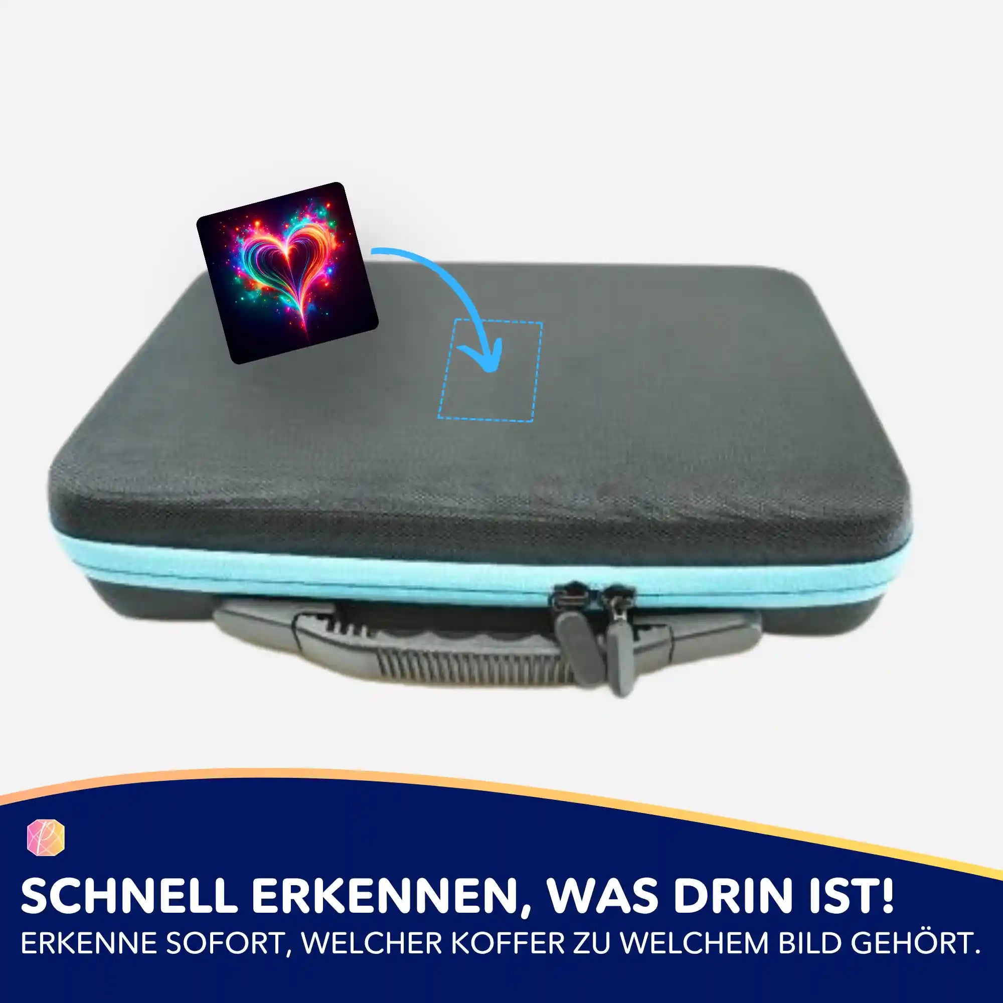 Aufkleber 5er-Set - Herzflimmern