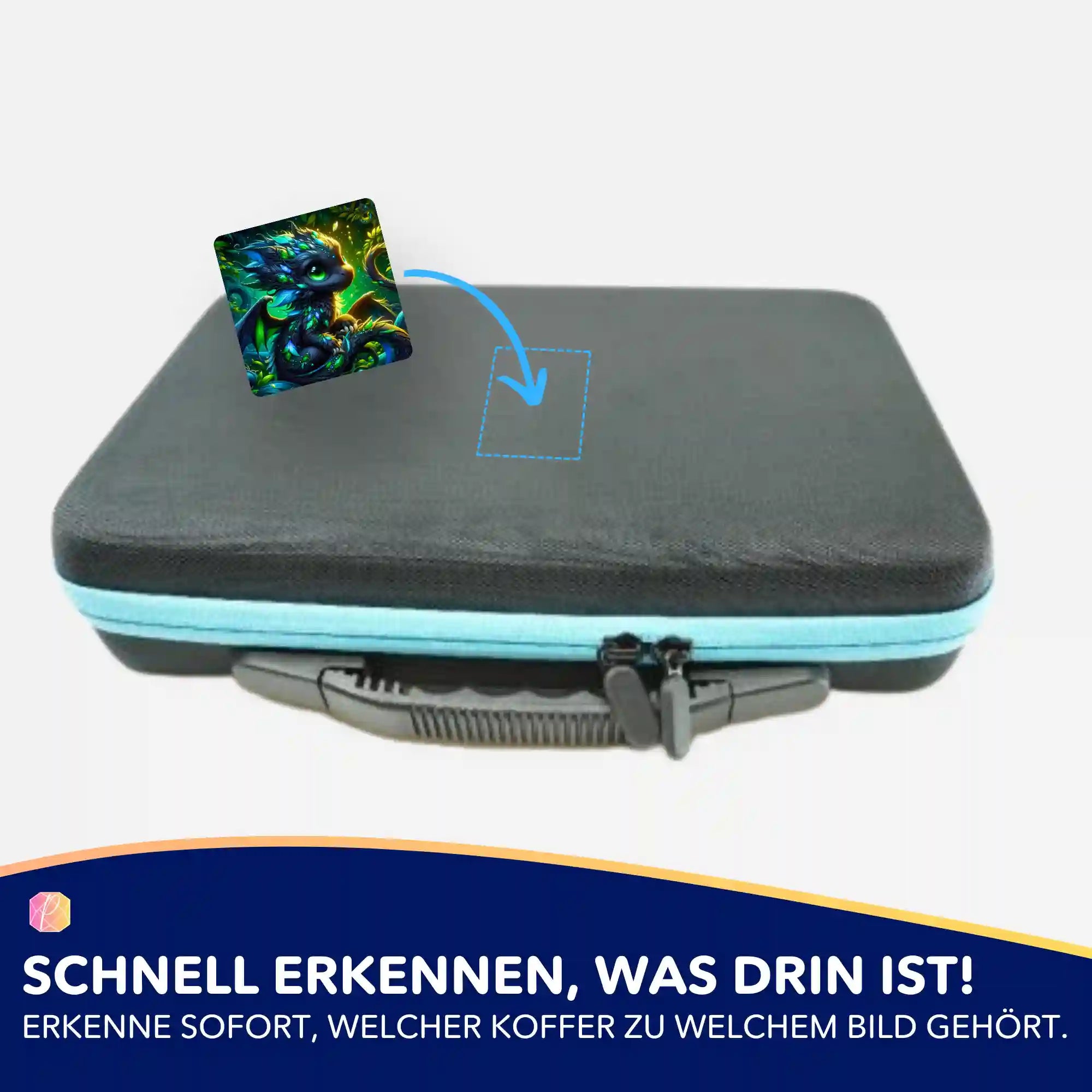 Aufkleber 5er-Set - Drago der kleine Drache