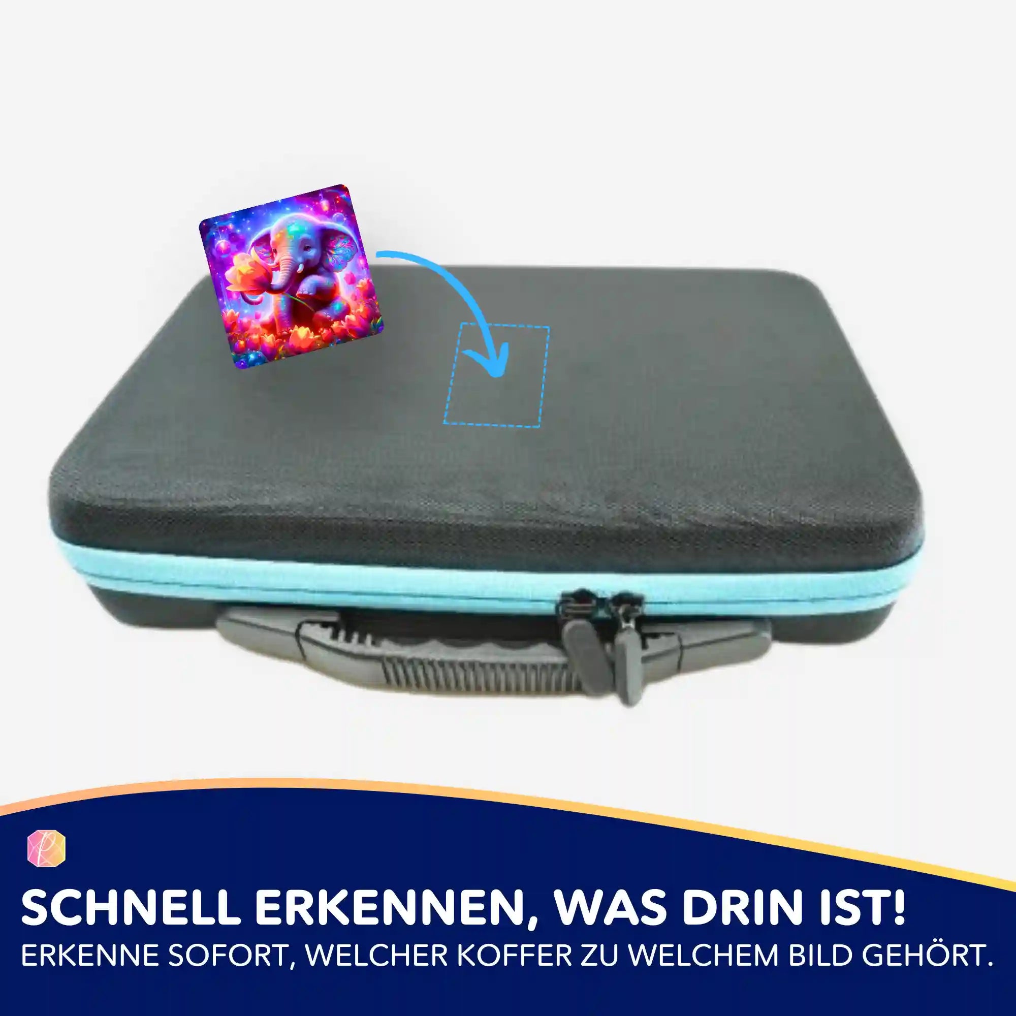Aufkleber 5er-Set - Elefantenmädchen