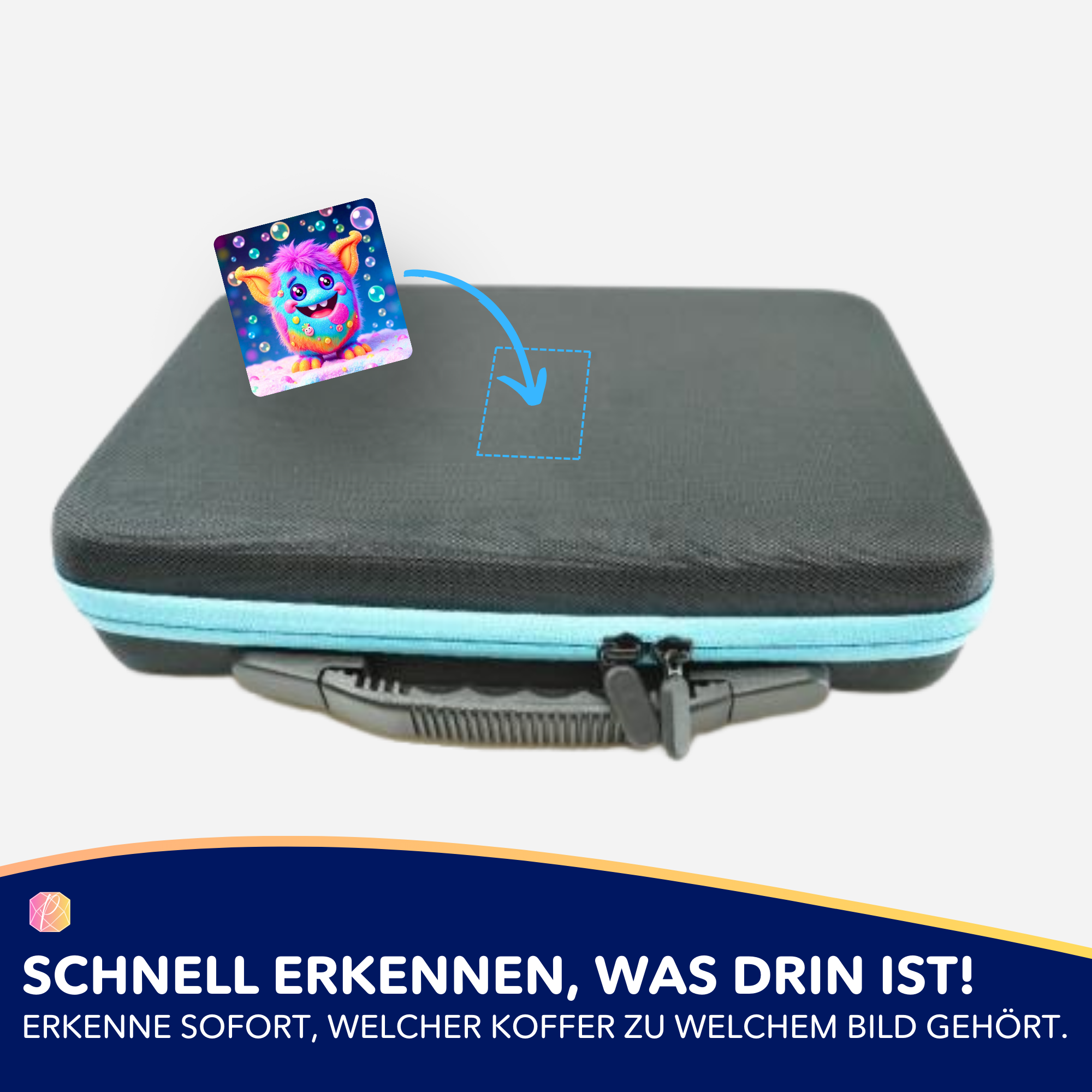 Aufkleber 5er-Set - Moni´s Special - Grinsebacke