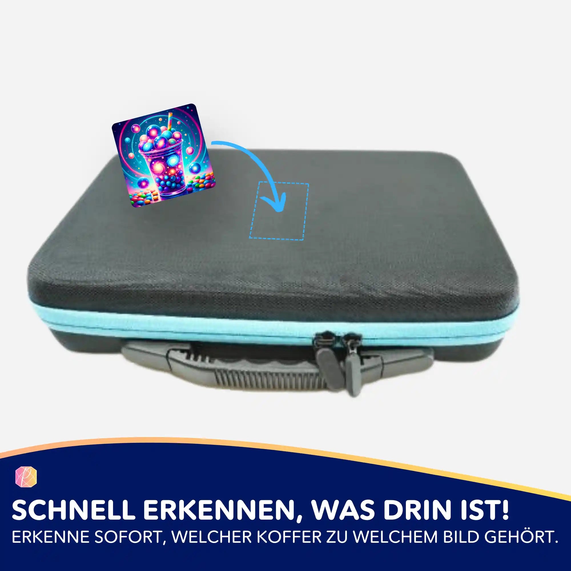 Aufkleber 5er-Set - Bubble Tea Universum