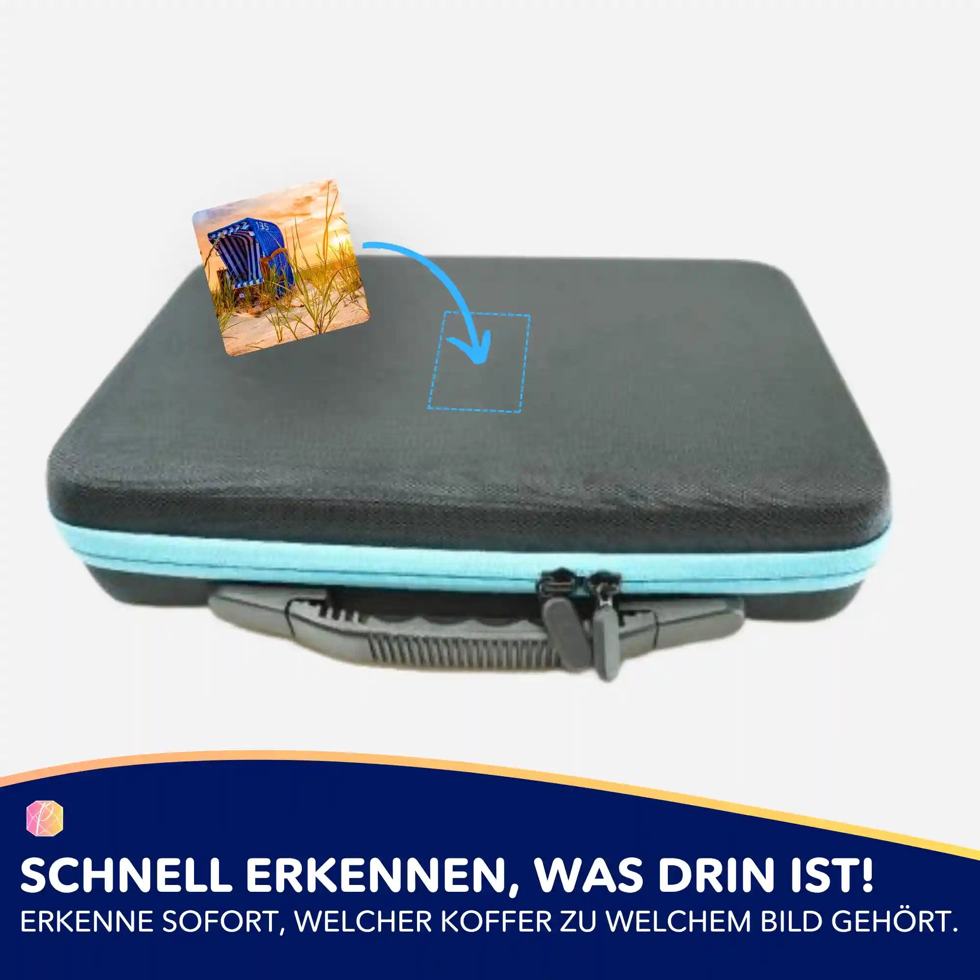 Aufkleber 5er-Set - Relaxtime am Strand