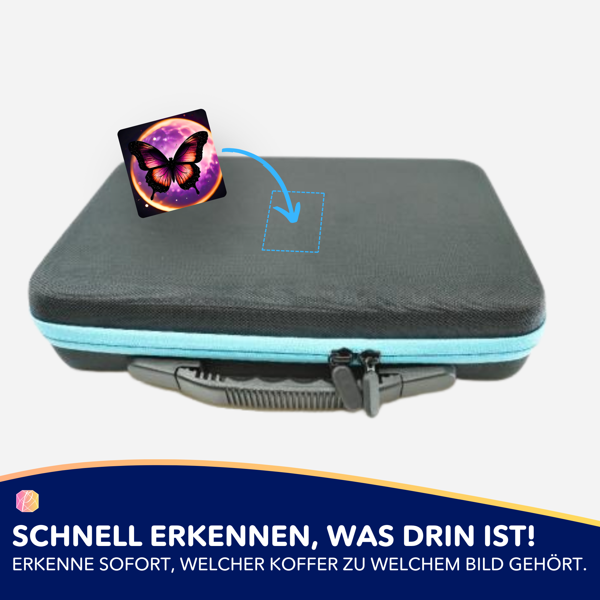 Aufkleber 5er-Set - Purple Moon