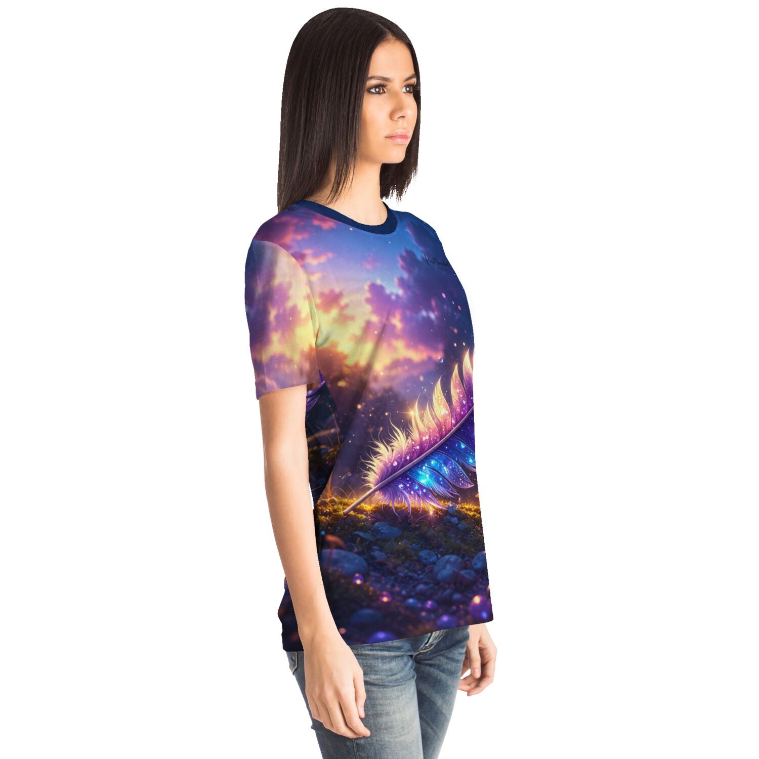 Dreamer T-Shirt - Feder im Sternenlicht