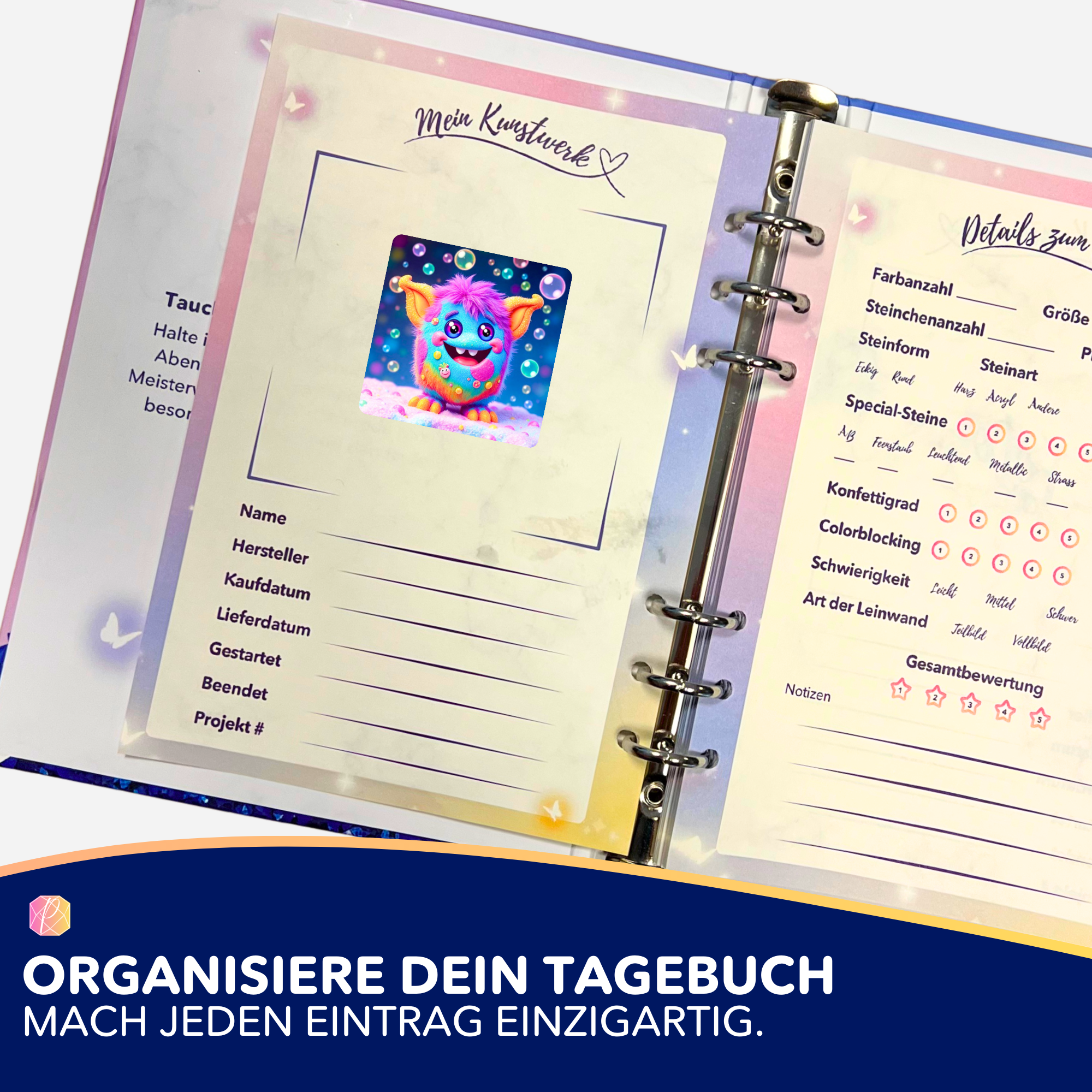 Aufkleber 5er-Set - Moni´s Special - Grinsebacke