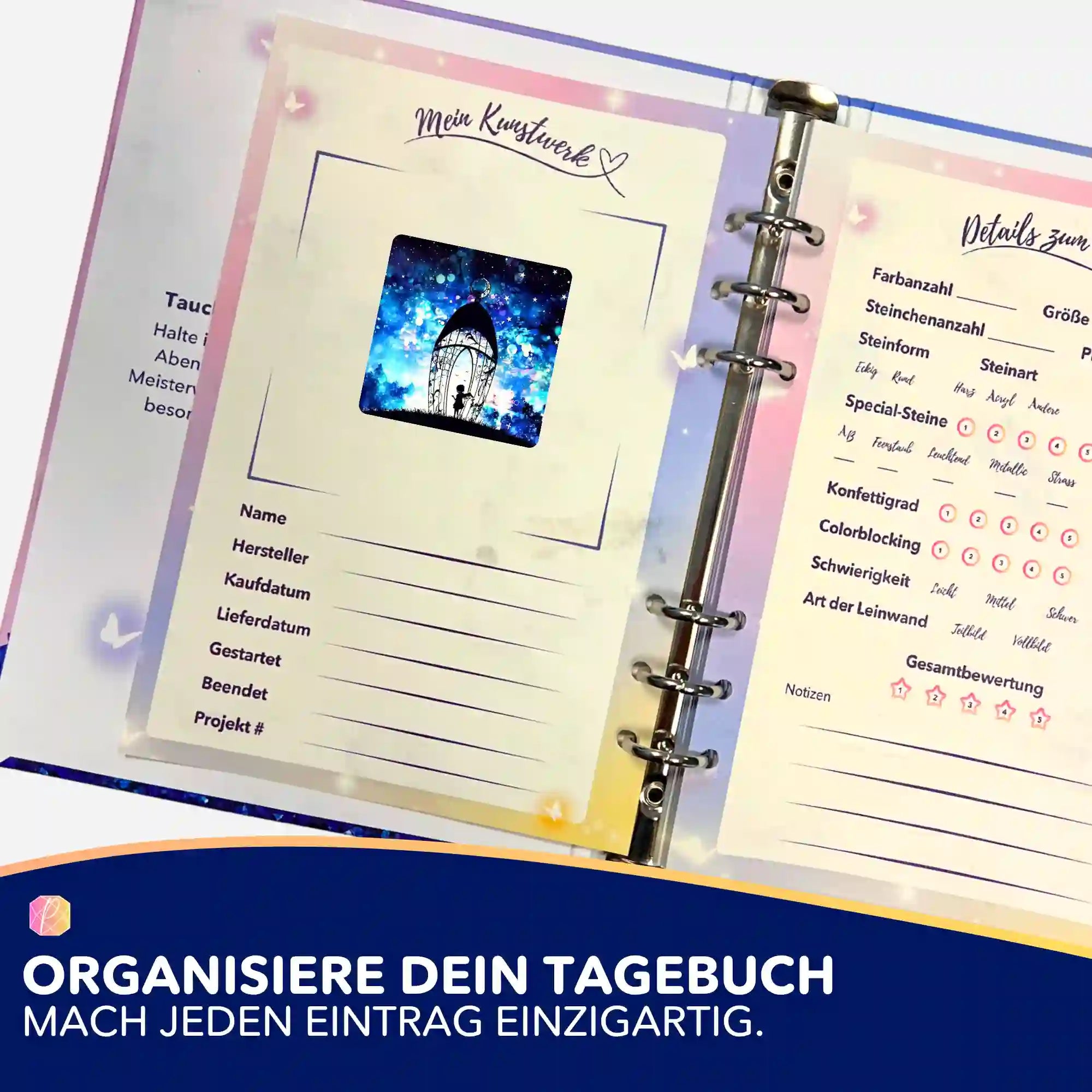 Aufkleber 5er-Set - Engel der vielen Lichter