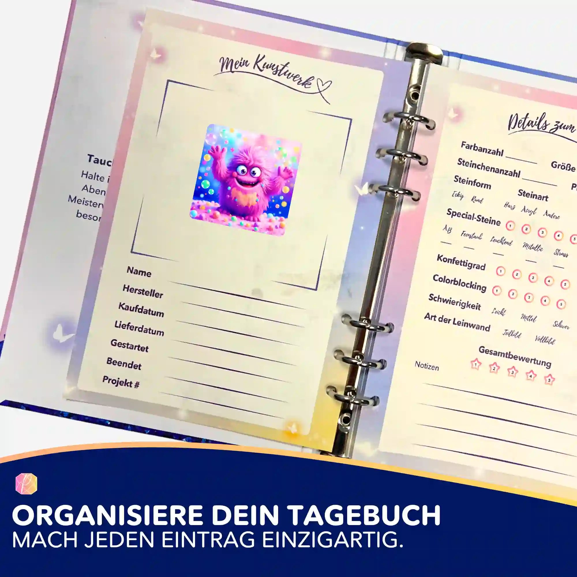 Aufkleber 5er-Set - Moni Live Verkauf - Eckbert