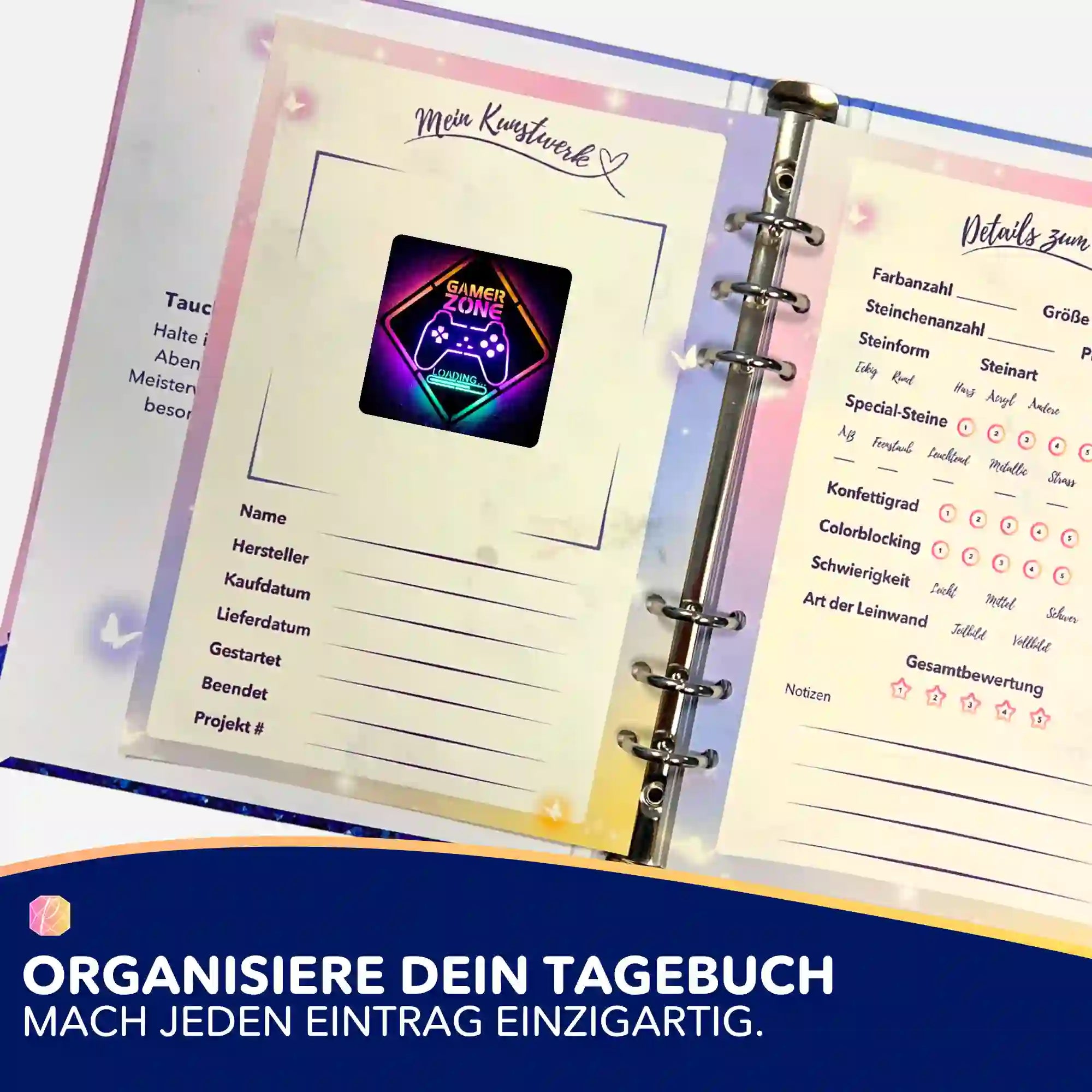 Aufkleber 5er-Set - Gamer Zone