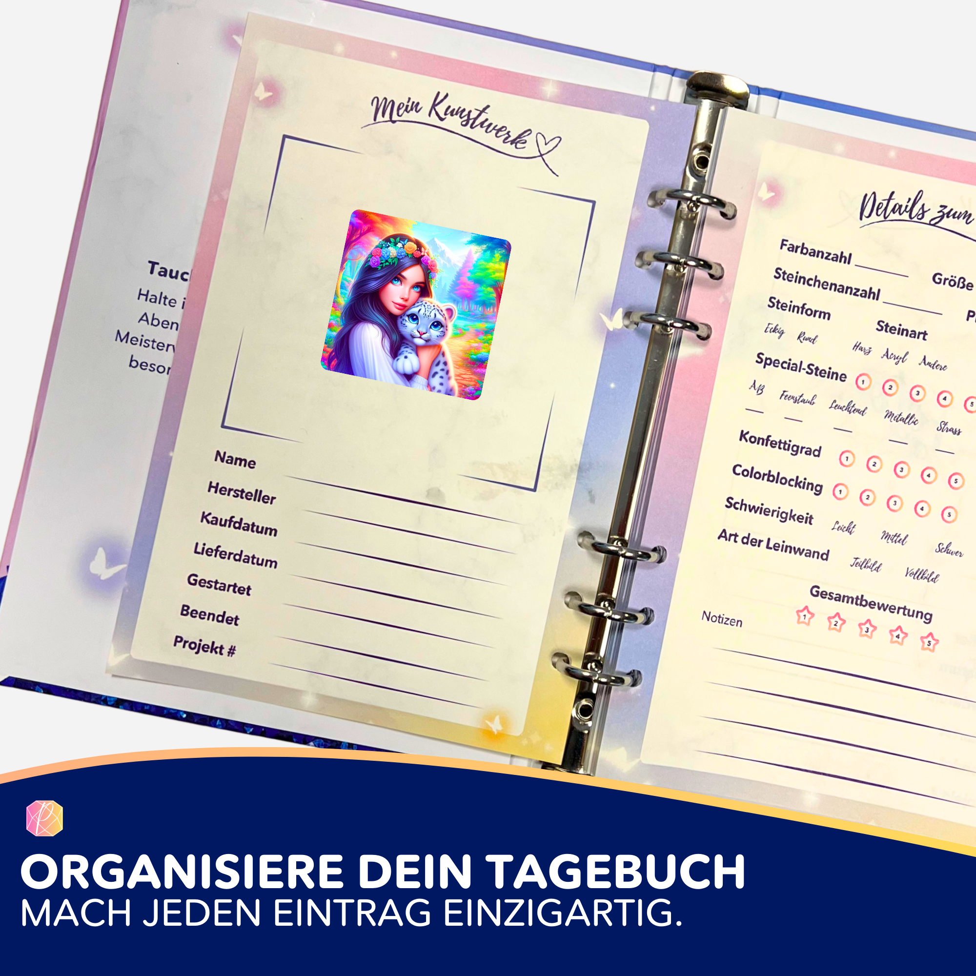 Aufkleber 5er-Set - Amira´s Paradies