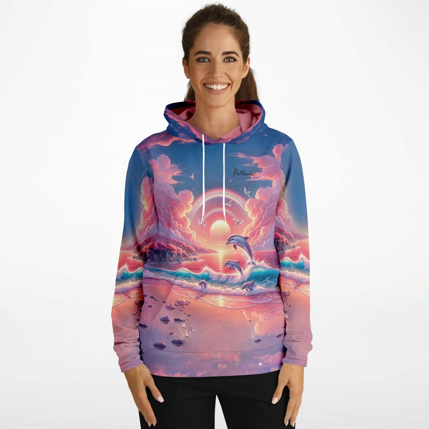 Dreamer Hoodie - Pinkes Meeresrauschen