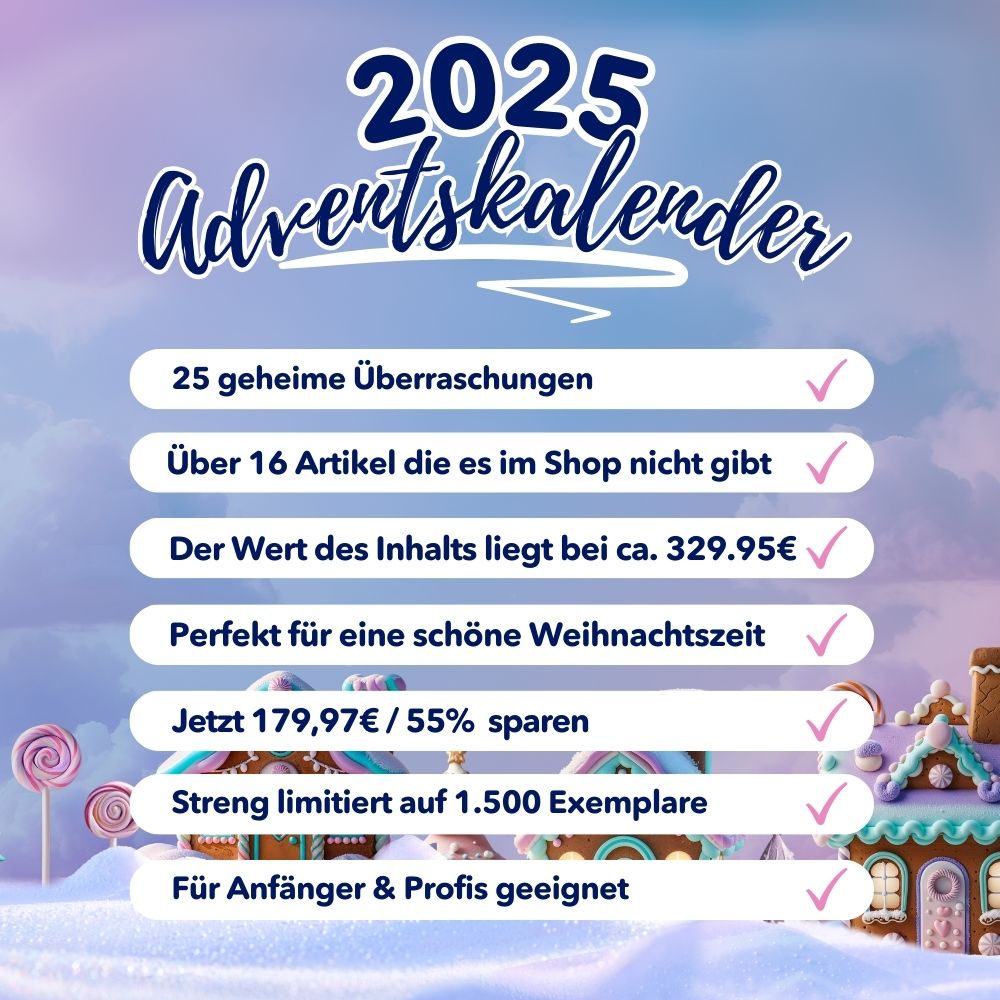 Diamond Painting XXL "Adventskalender 2025" - Limited Edition (Vorverkauf)