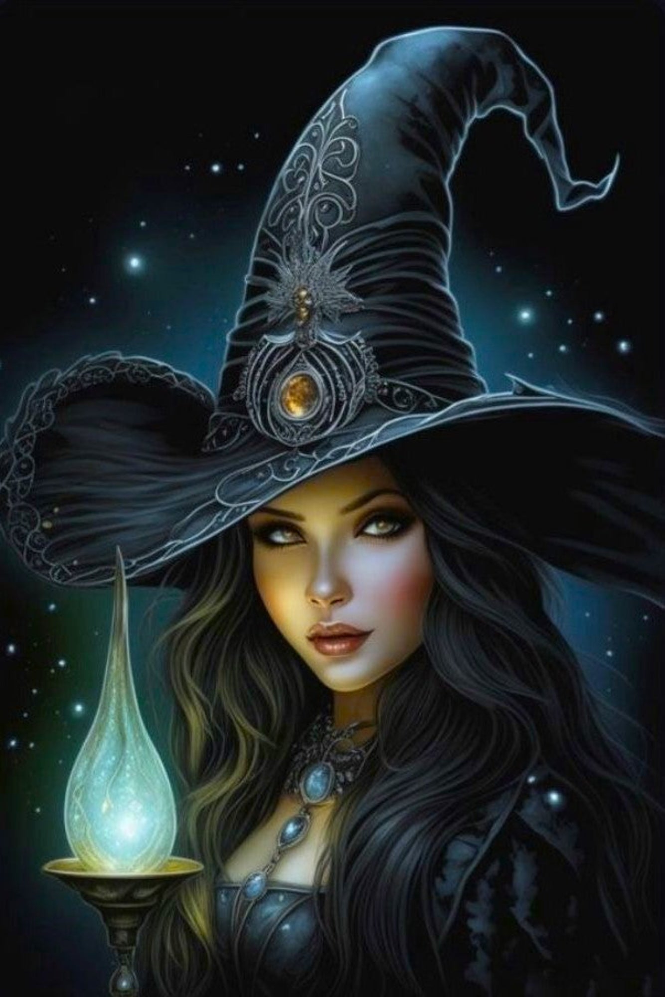 Diamond Painting - Amalie die wunderschöne Hexe "Limited Edition"
