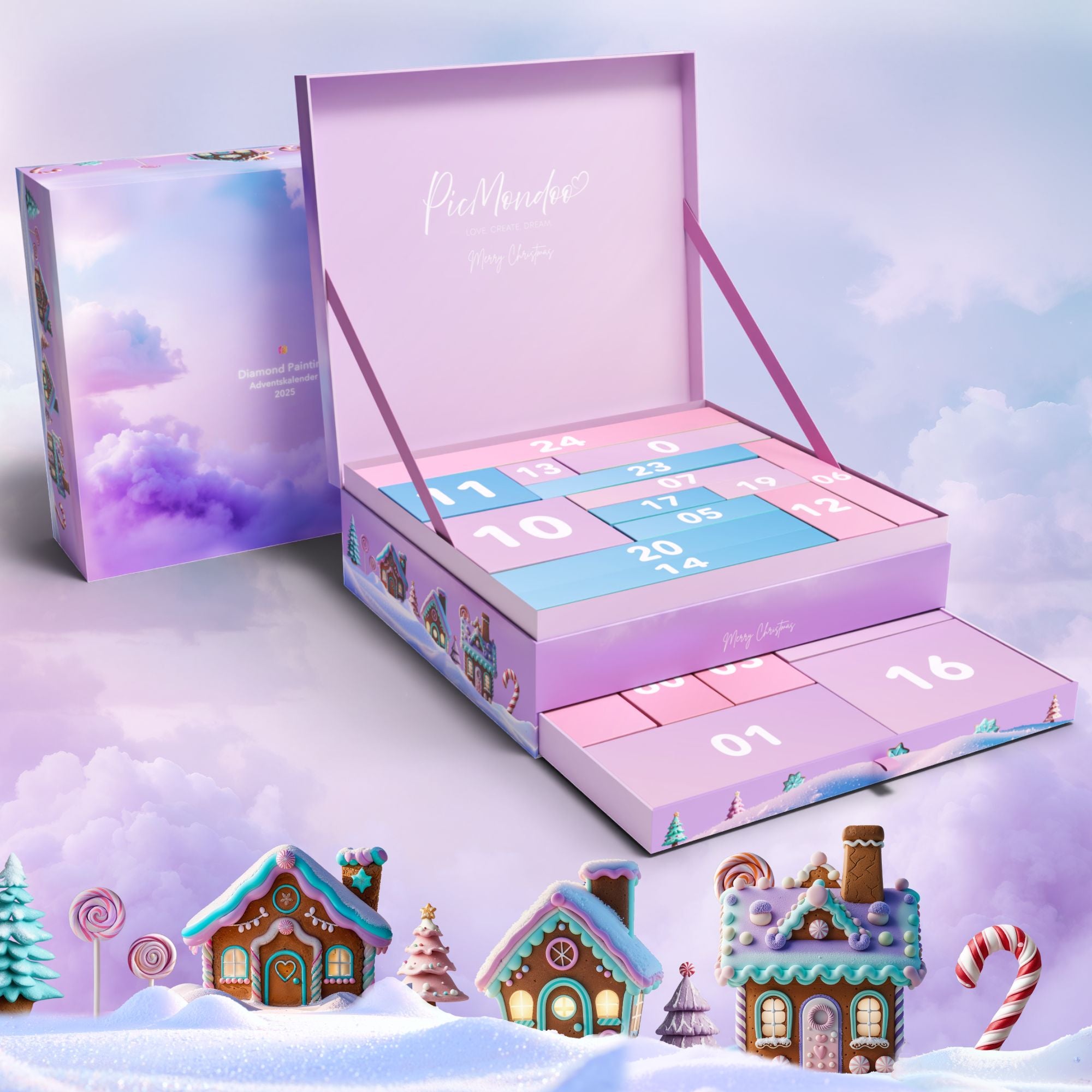 Diamond Painting XXL "Adventskalender 2025" - Limited Edition (Vorverkauf)