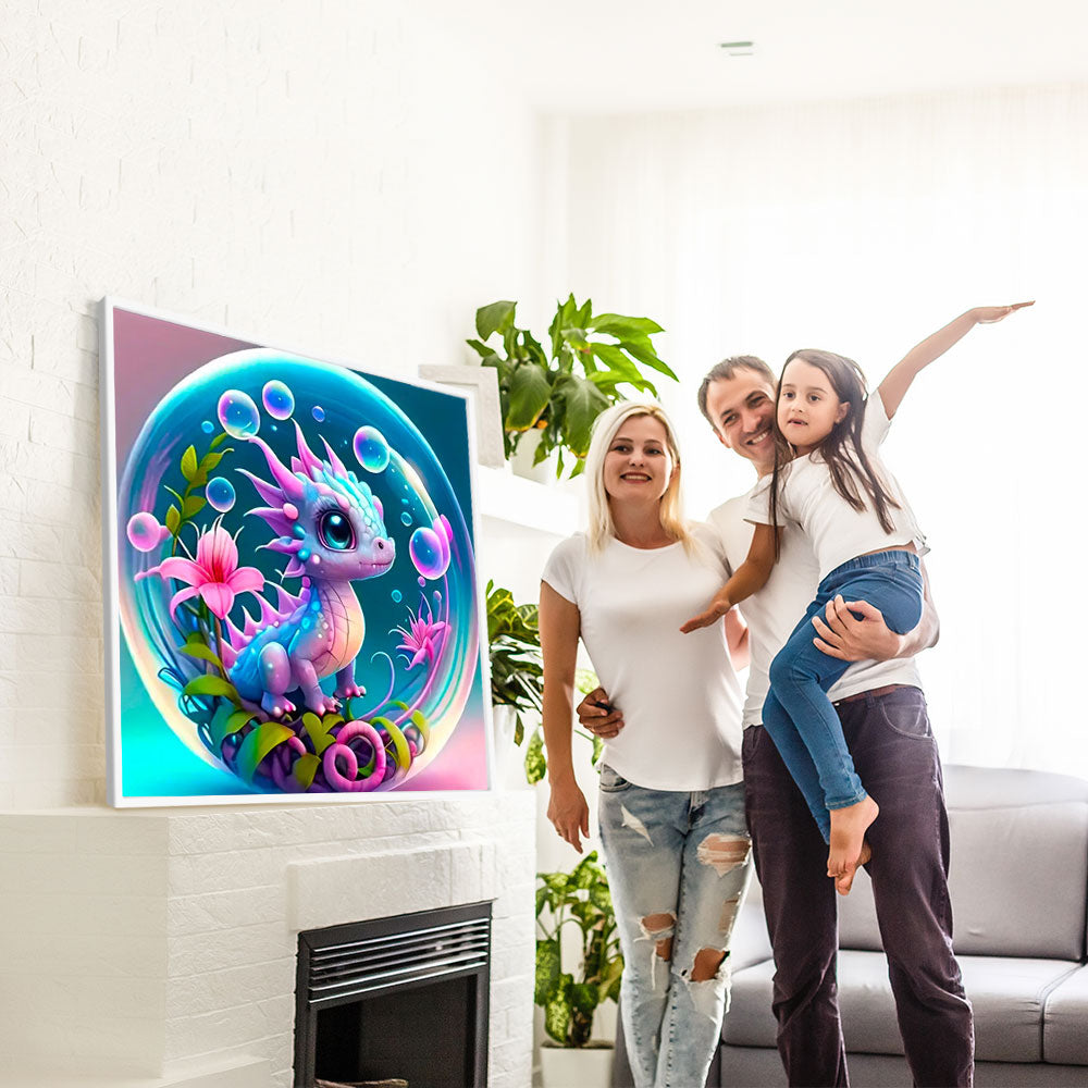 Diamond Painting 7 Tage Special - Bubble dragon