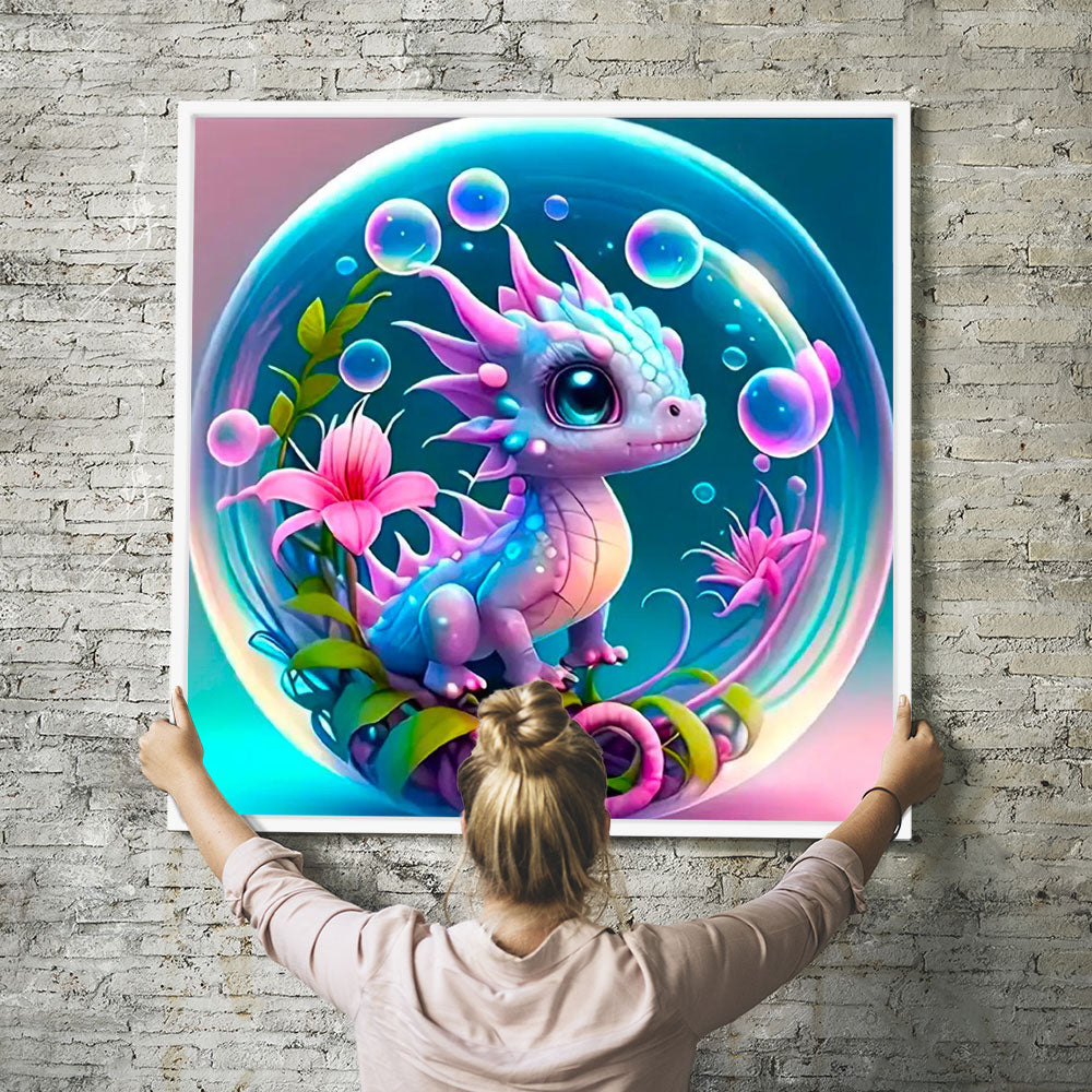 Diamond Painting 7 Tage Special - Bubble dragon