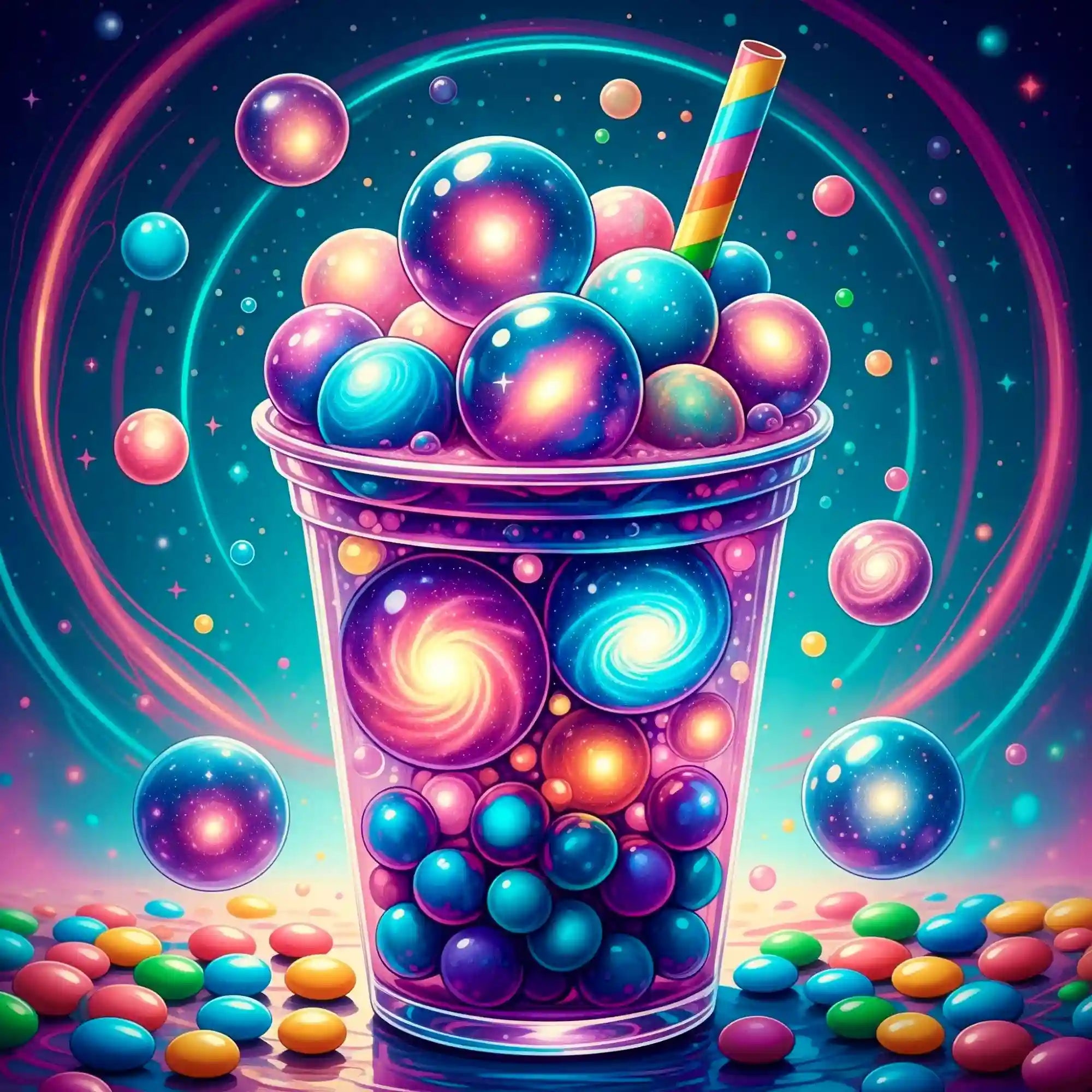 Diamond Painting - Bubble Tea Universum