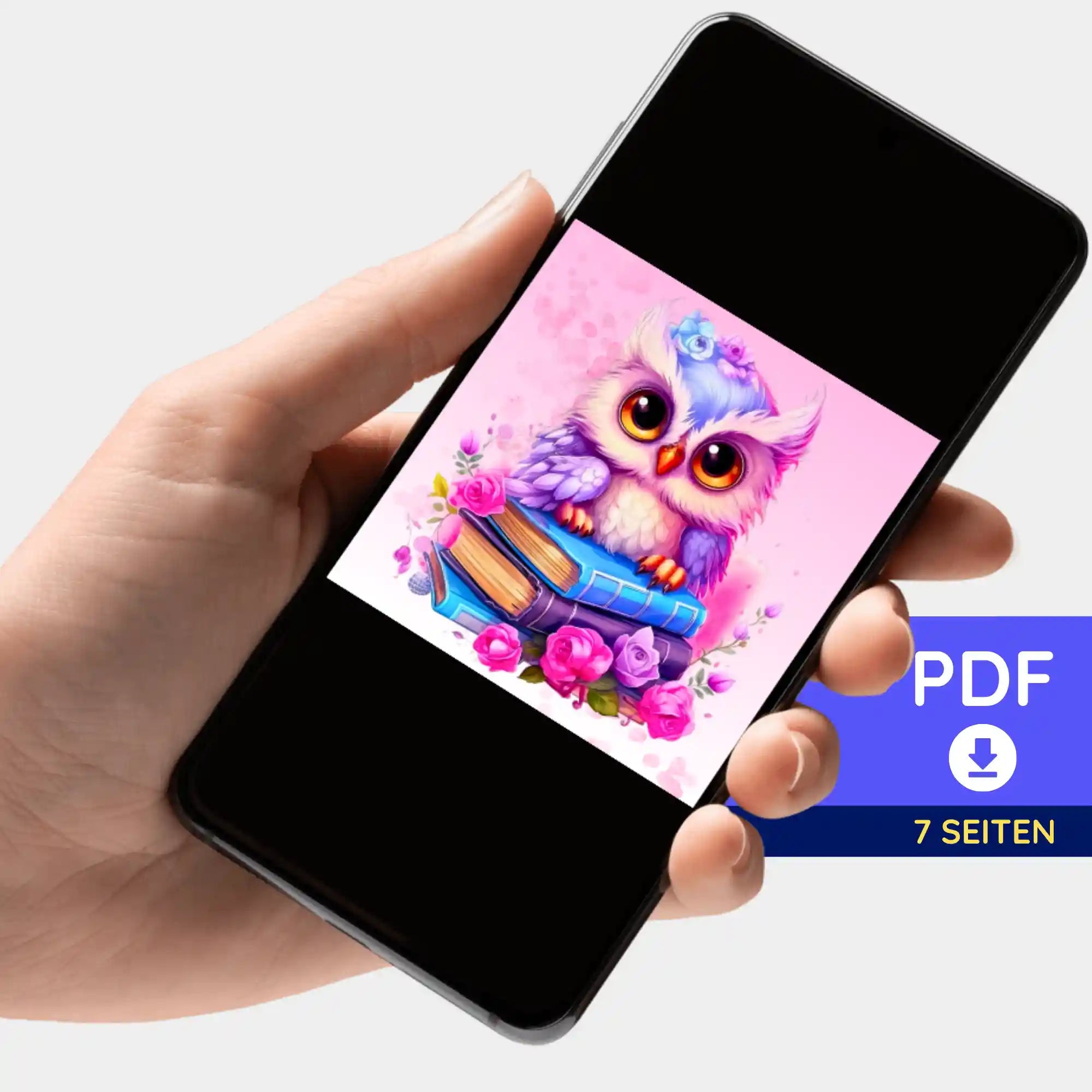 Digitale Bildmappe - Büchereule