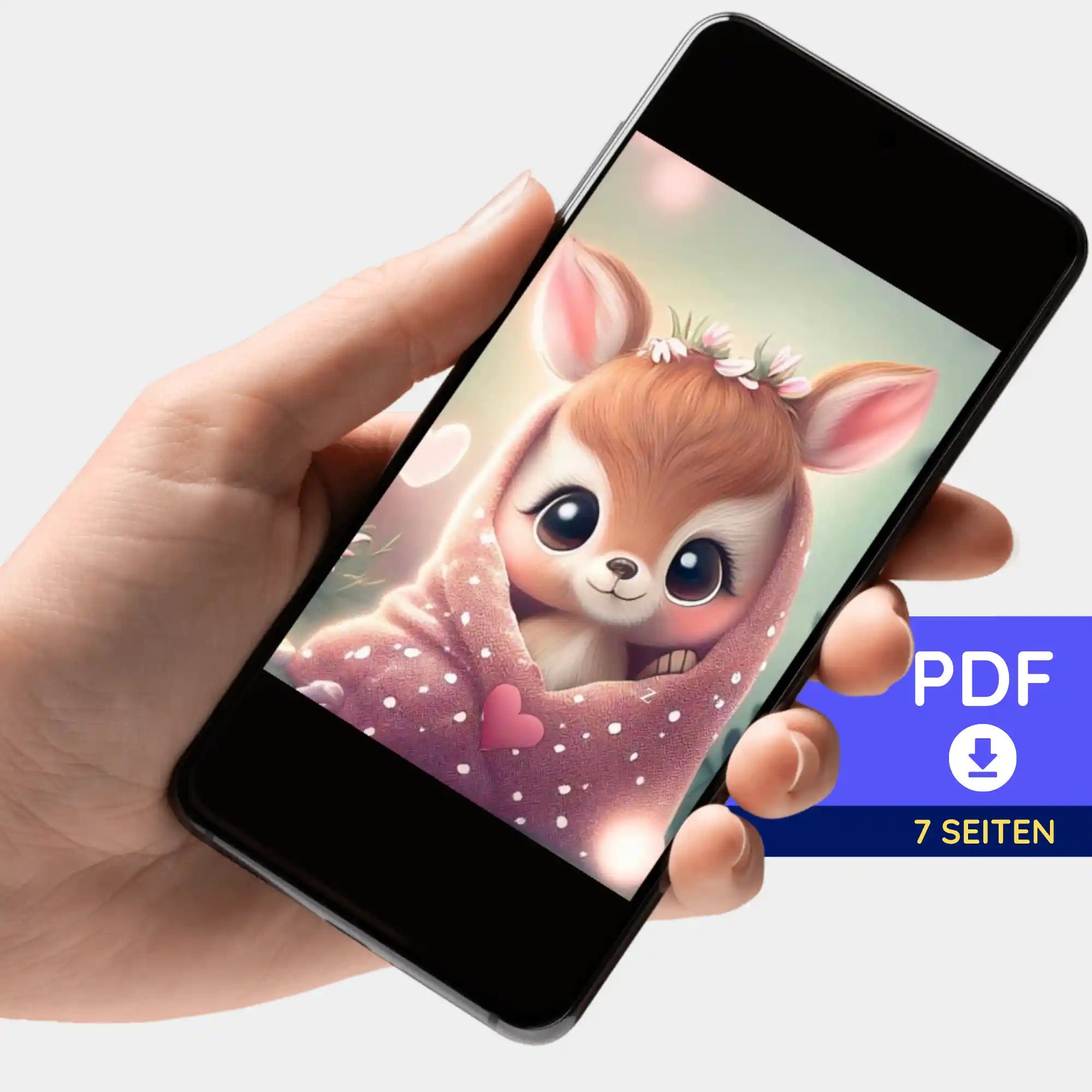 Digitale Bildmappe - Süsses Rehkitz