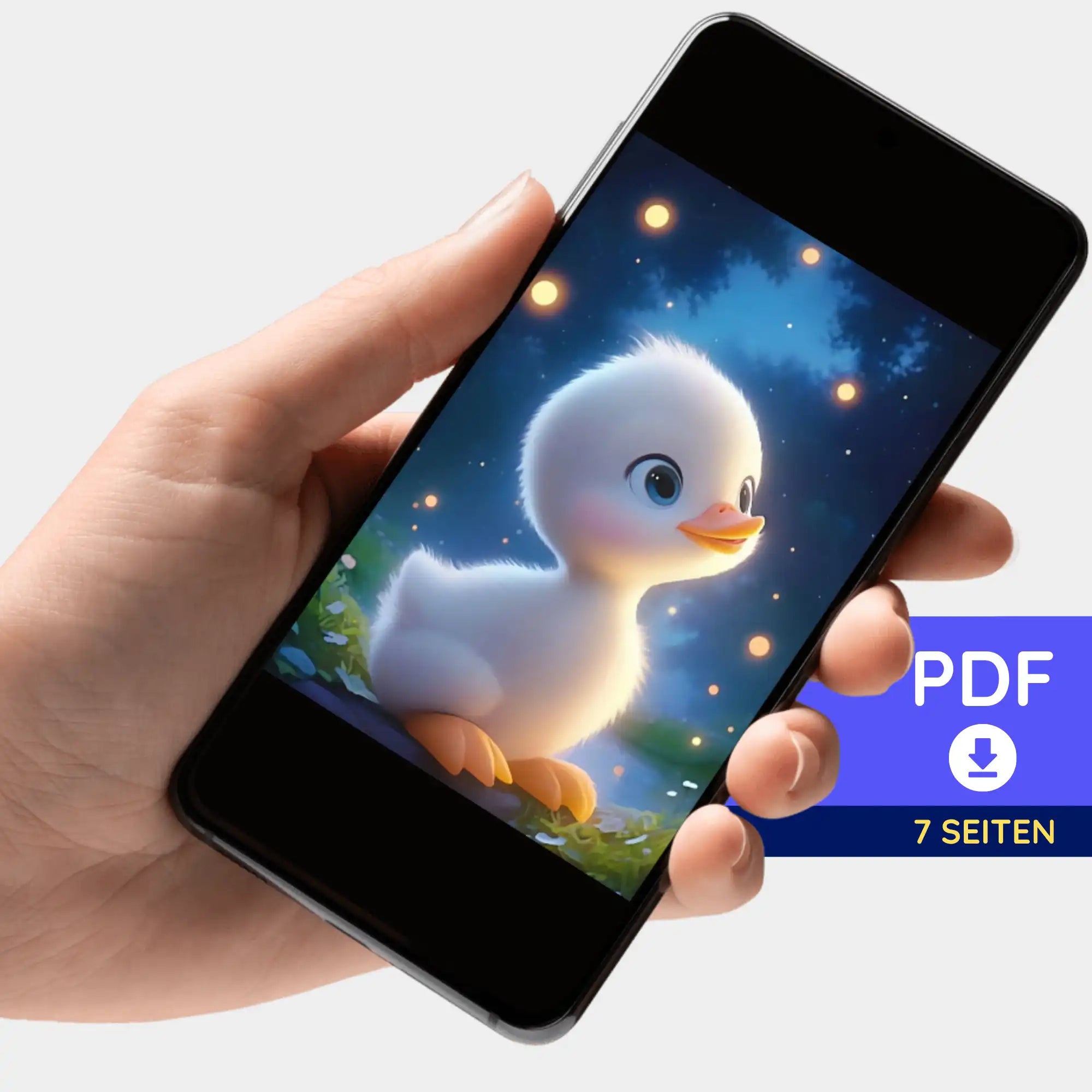 Digitale Bildmappe - Glitzer Entlein