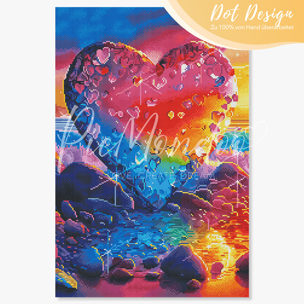 Diamond Painting 100 Farben Special - Heart of glitter (Vorverkauf)