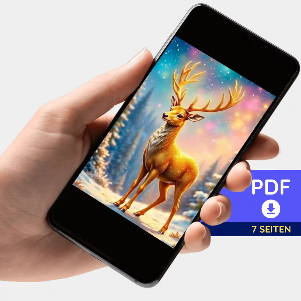 Digitale Bildmappe - Golden Hirsch