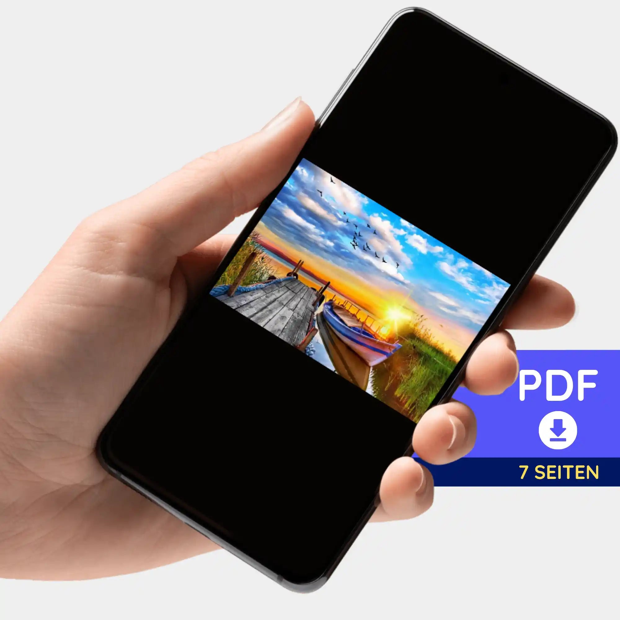 Digitale Bildmappe - Sonniger Abend am See