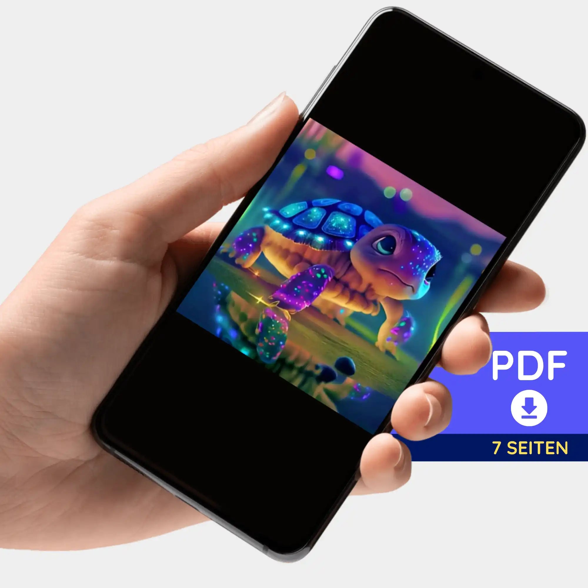 Digitale Bildmappe - Sparkling turtle