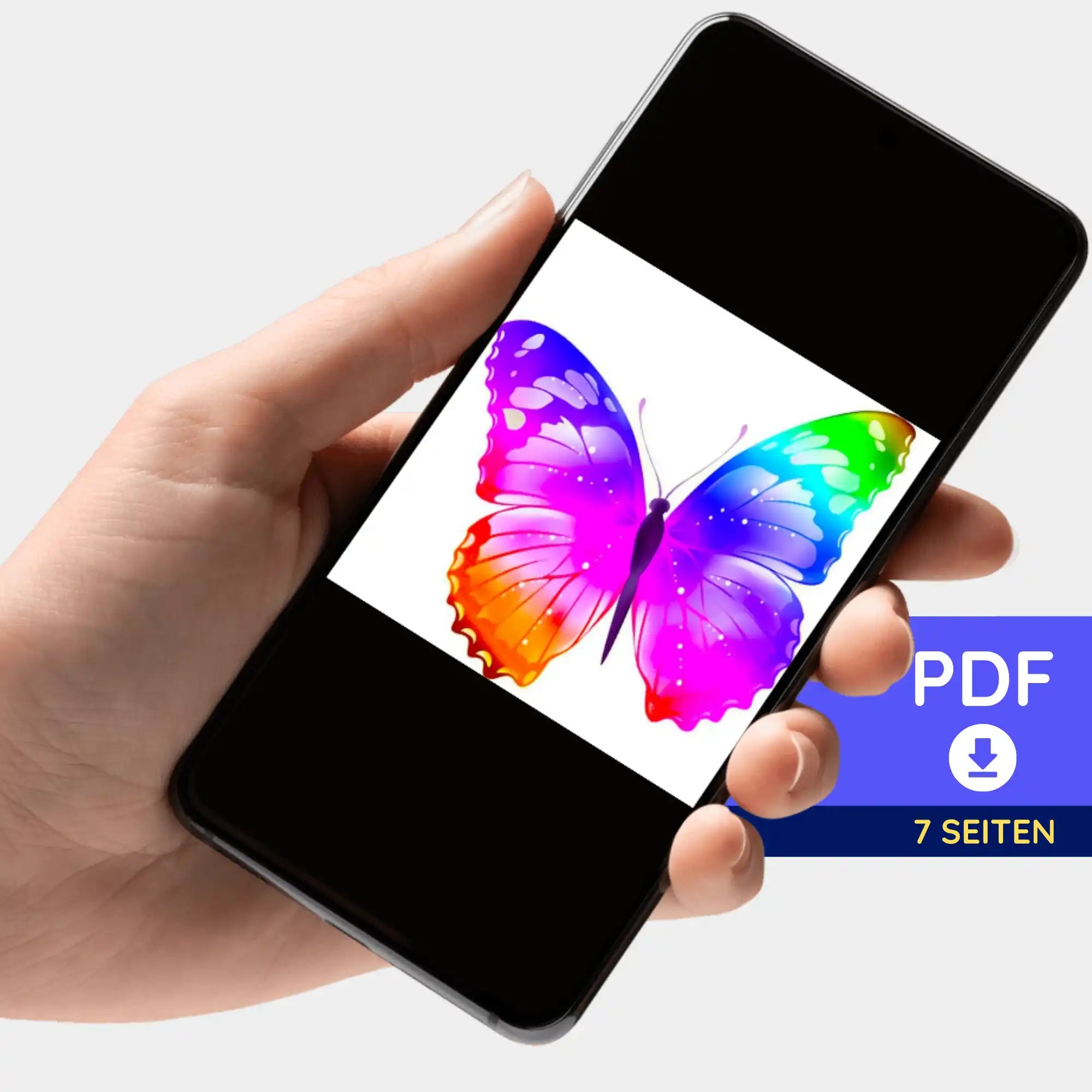 Digitale Bildmappe - Farbenfroher Schmetterling